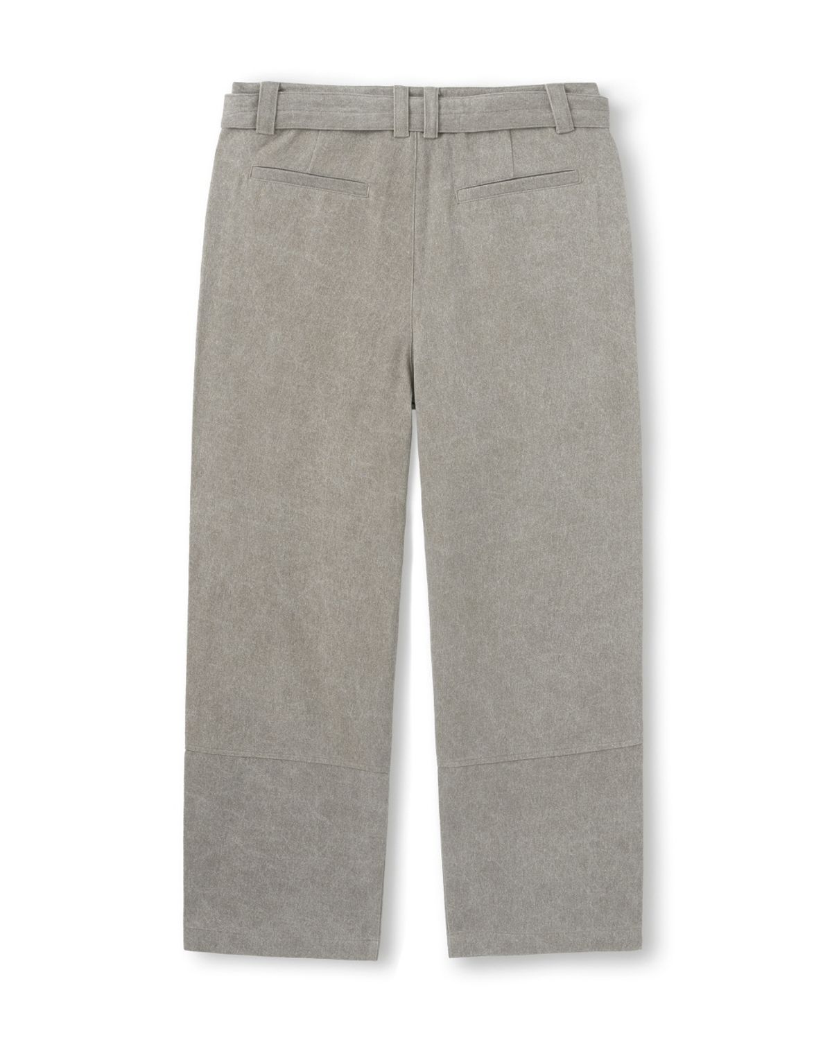 비슬로우(BESLOW) ONE TUCK WASHED BELTED PANTS SAND