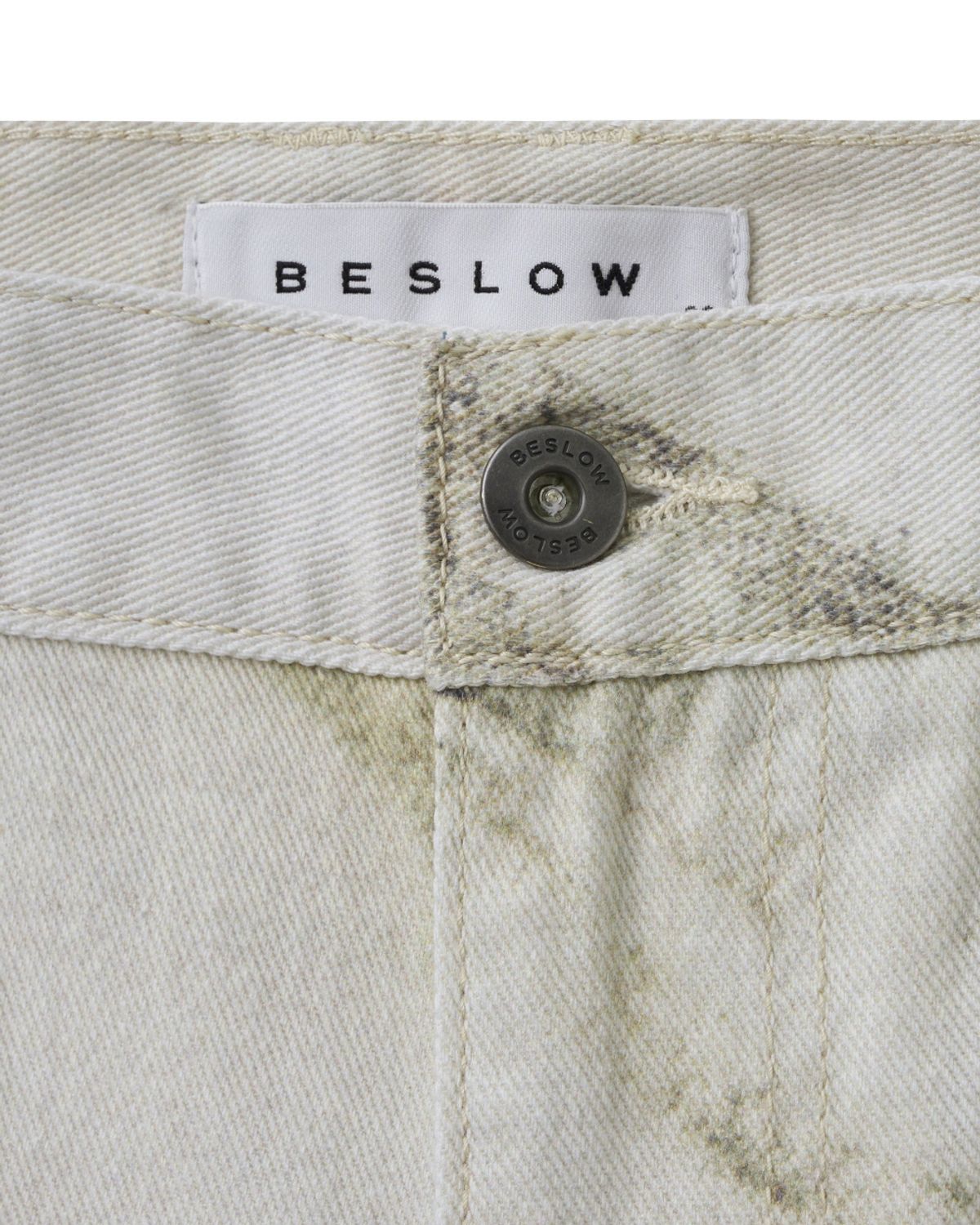 비슬로우(BESLOW) MARBLE DIGITAL PRINT DENIM PANTS MARBLE