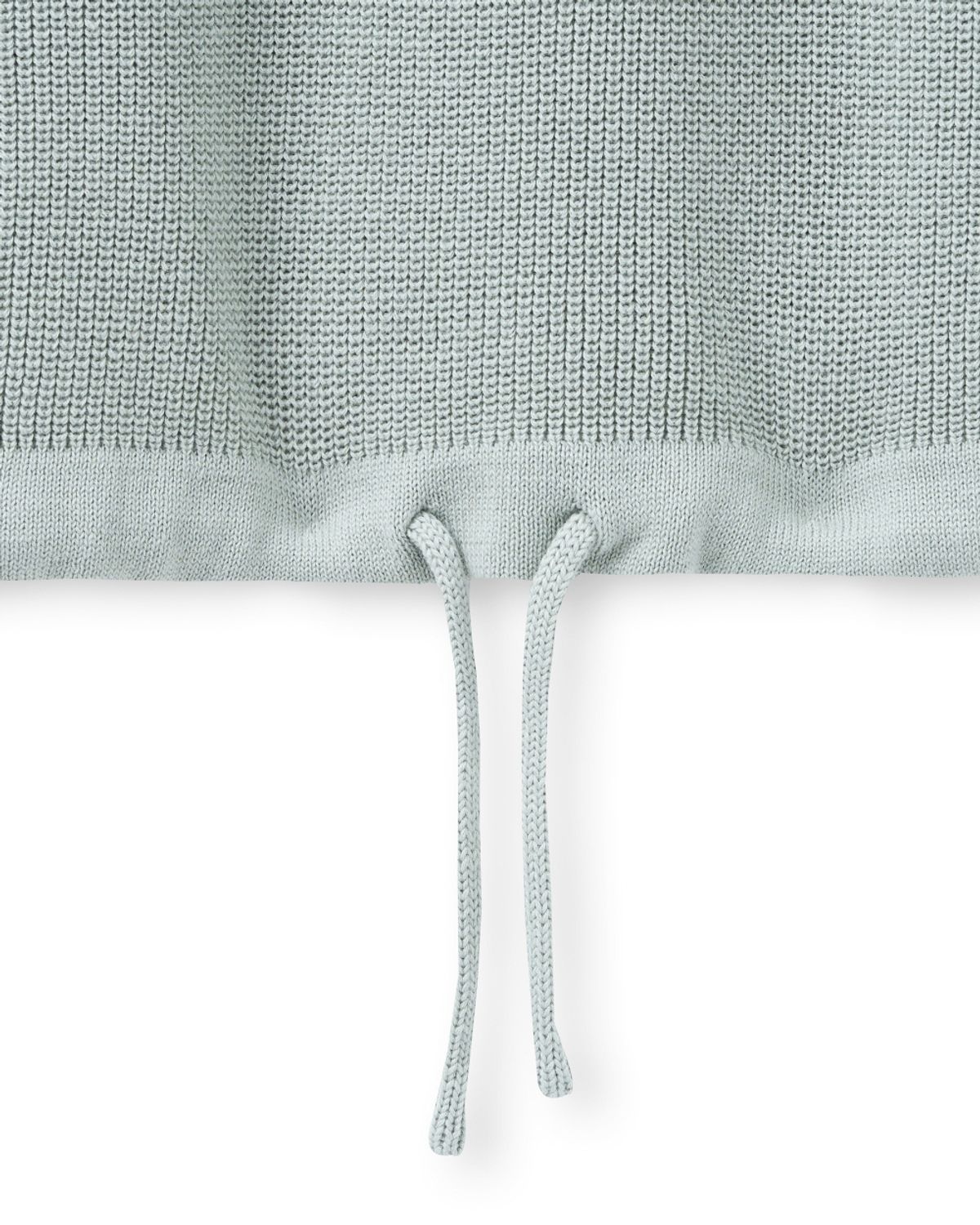 비슬로우(BESLOW) HALF ZIP-UP HOOD KNIT SAGE GREEN