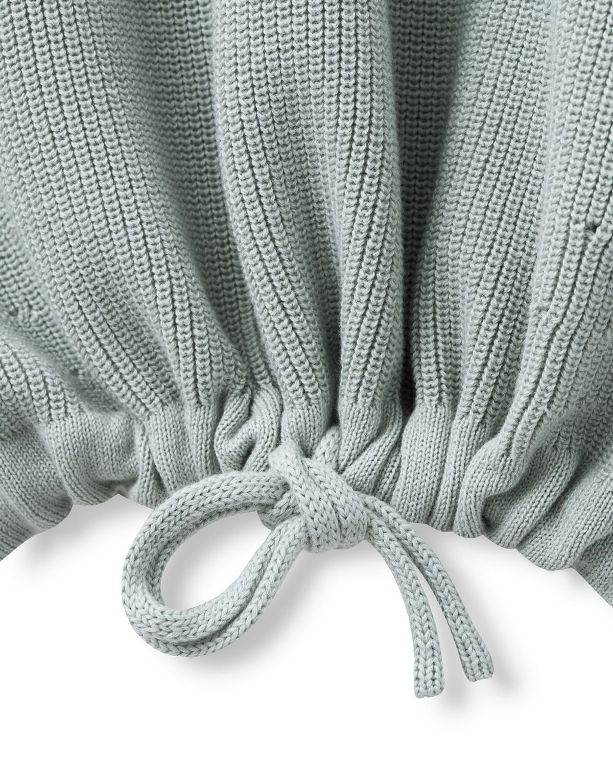 비슬로우(BESLOW) HALF ZIP-UP HOOD KNIT SAGE GREEN