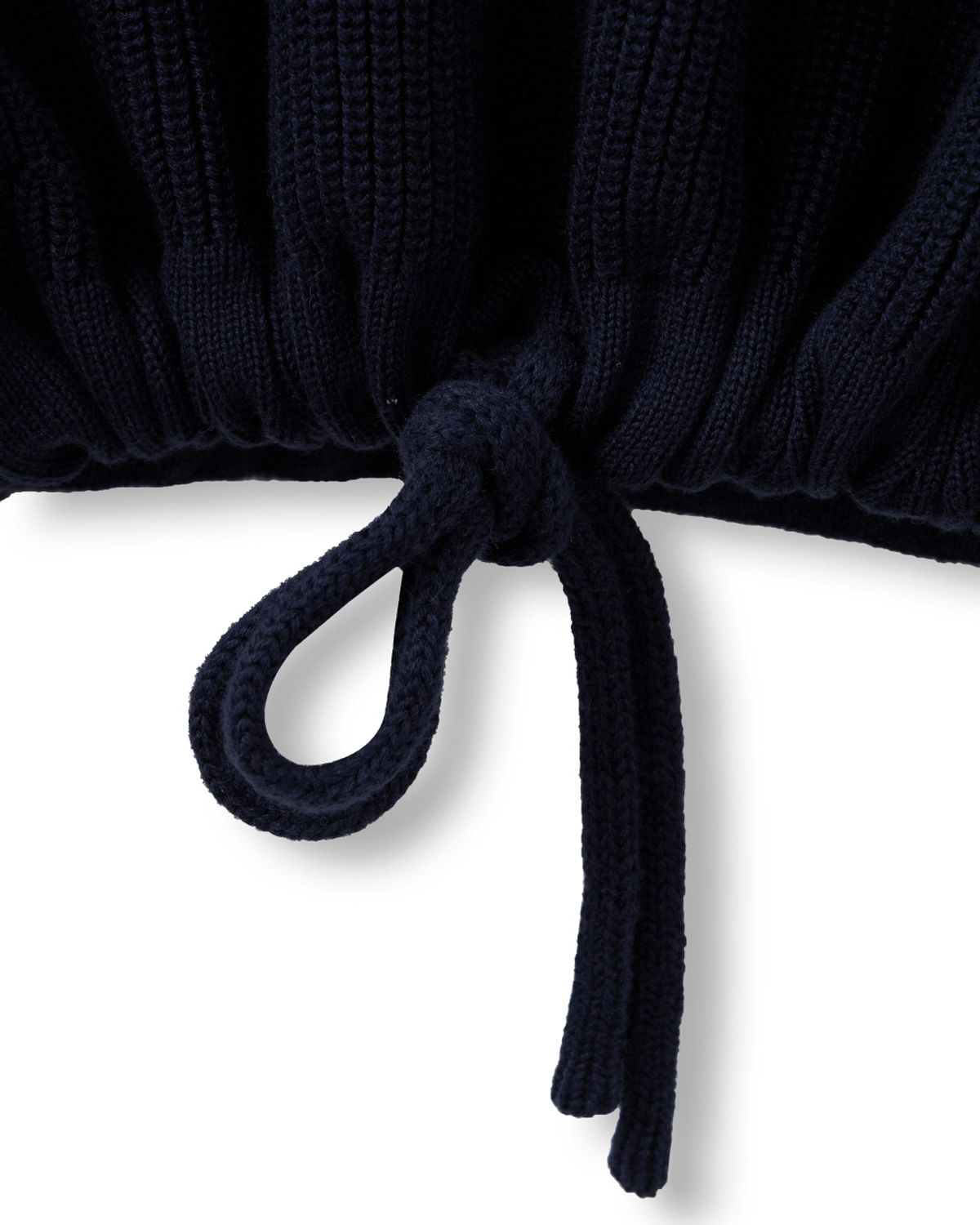 비슬로우(BESLOW) HALF ZIP-UP HOOD KNIT NAVY