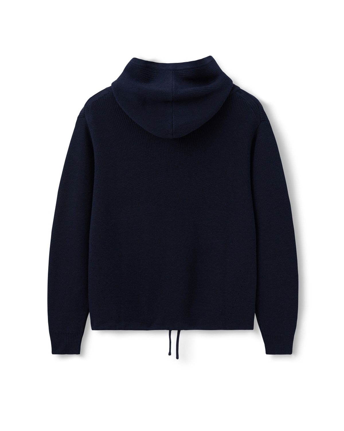 비슬로우(BESLOW) HALF ZIP-UP HOOD KNIT NAVY