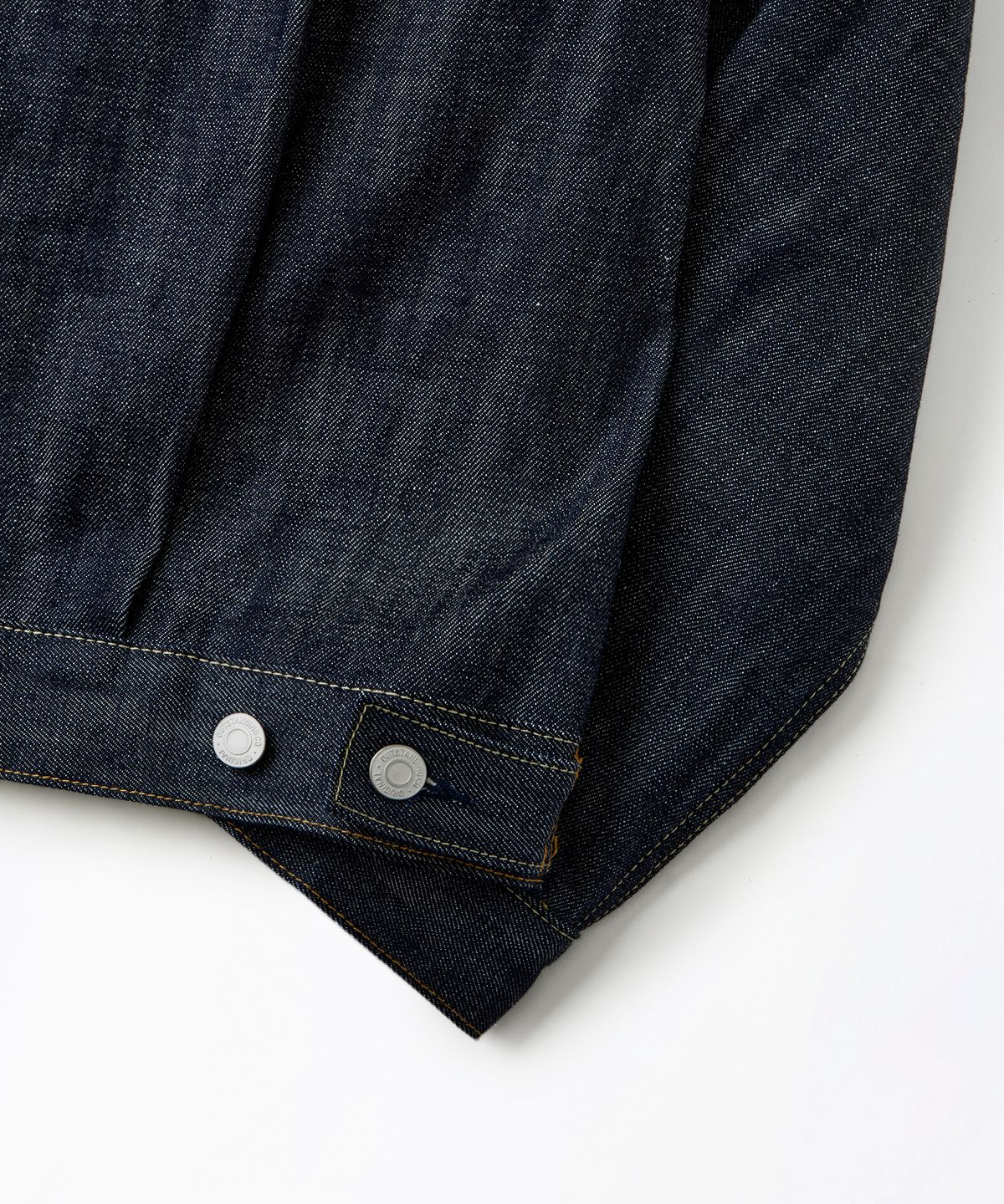 아웃스탠딩(OUTSTANDING) SELVEDGE DENIM 2ND JACKET_INDIGO