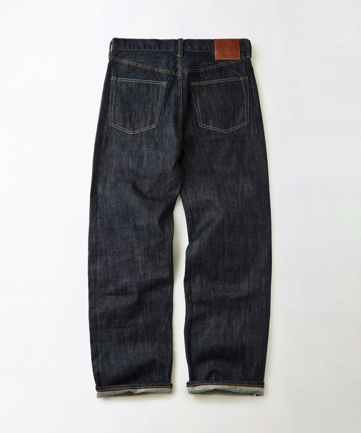 아웃스탠딩(OUTSTANDING) 40S SELVEDGE STRAIGHT PANTS_INDIGO