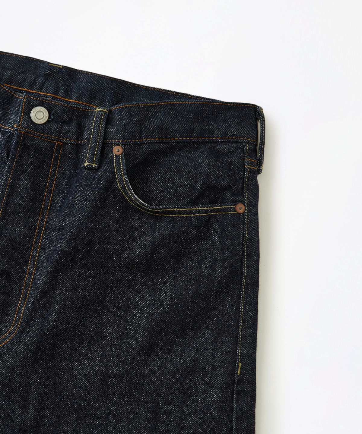 아웃스탠딩(OUTSTANDING) 40S SELVEDGE STRAIGHT PANTS_INDIGO