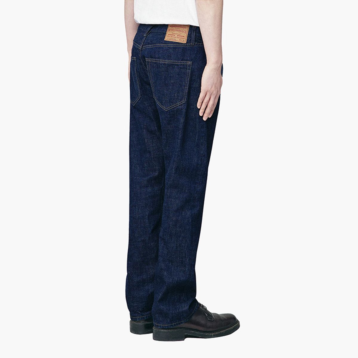 아웃스탠딩(OUTSTANDING) 60’S SELVEDGE SLIM CROP PANTS_INDIGO