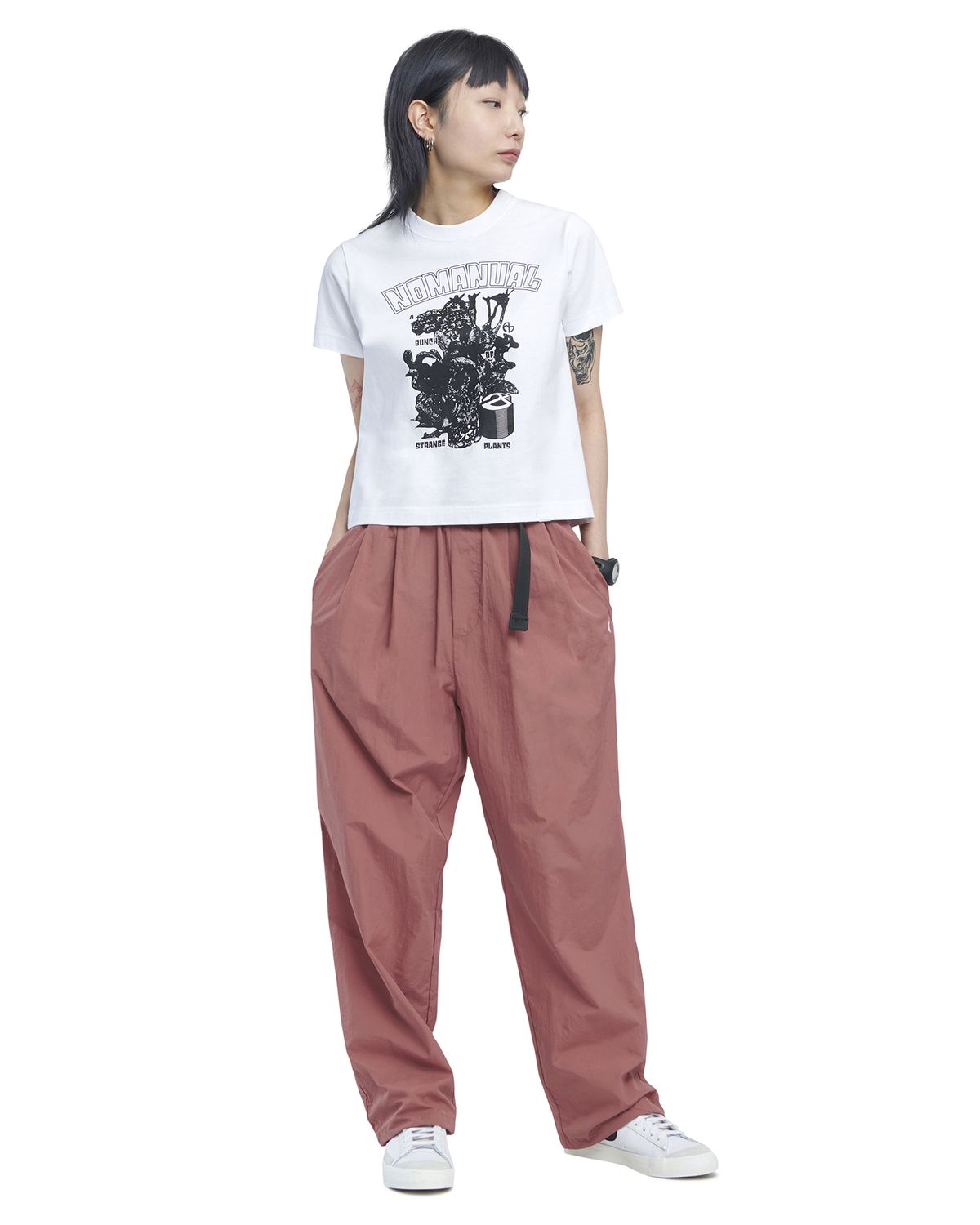 노매뉴얼(NOMANUAL) S.P T-SHIRT - WHITE