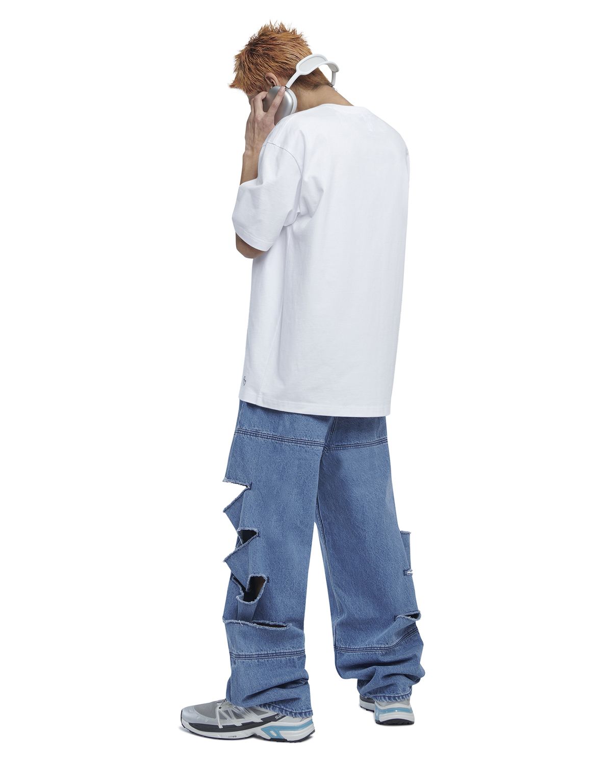 노매뉴얼(NOMANUAL) BASIC T-SHIRT - WHITE