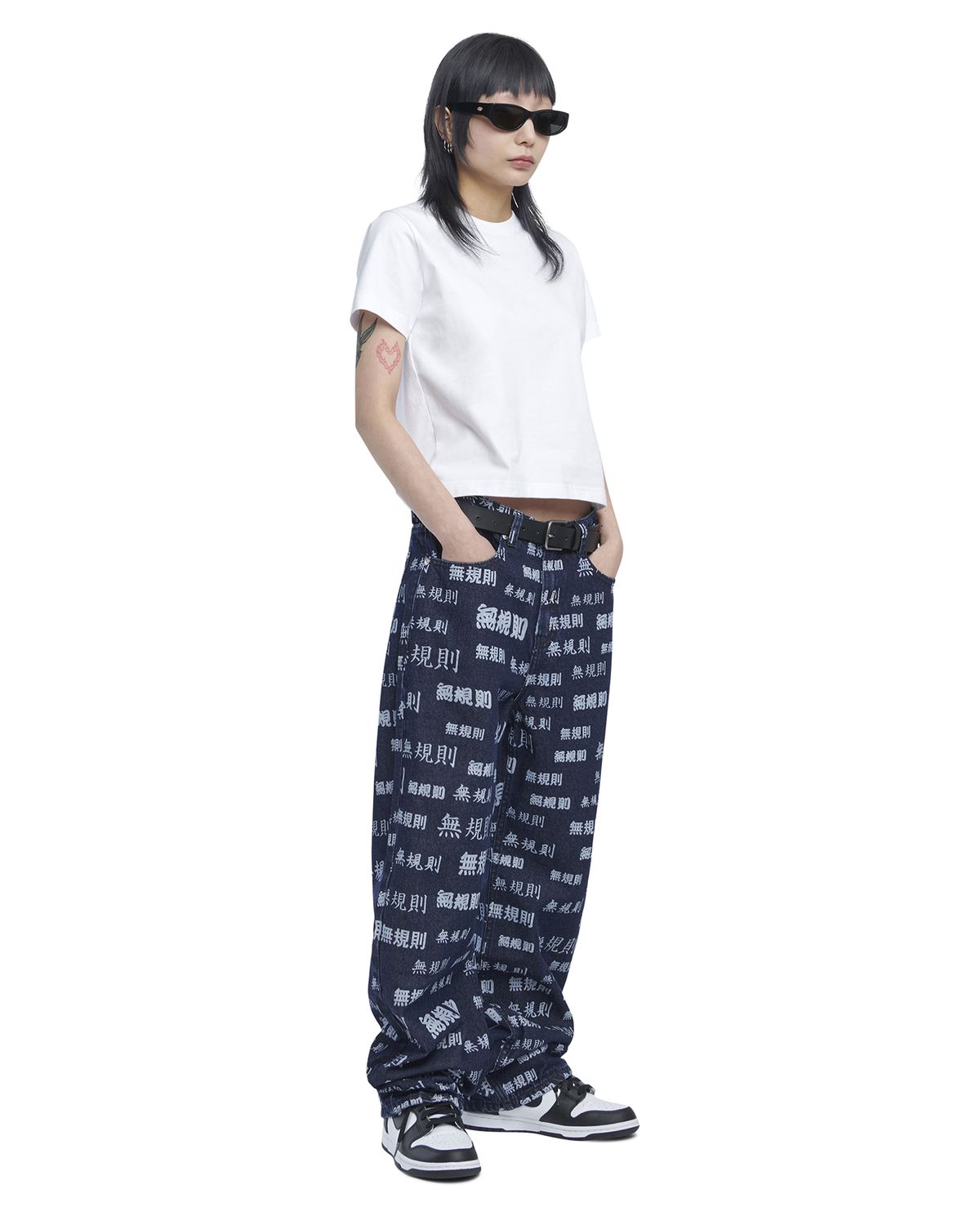 노매뉴얼(NOMANUAL) BASIC T-SHIRT - WHITE