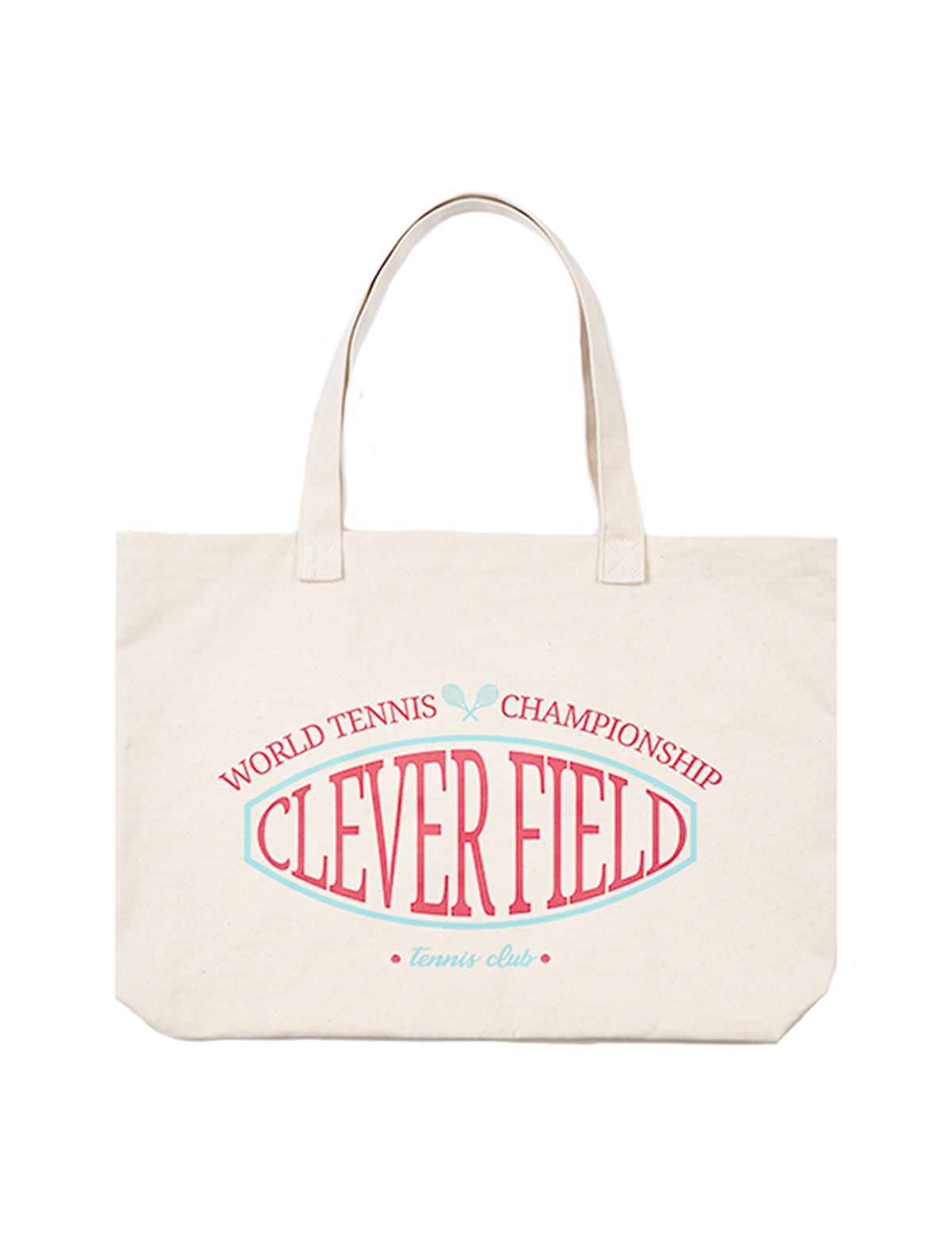 클레버필드(CLEVER FIELD) 클래식 로고 캐리올 에코백 [아이보리]