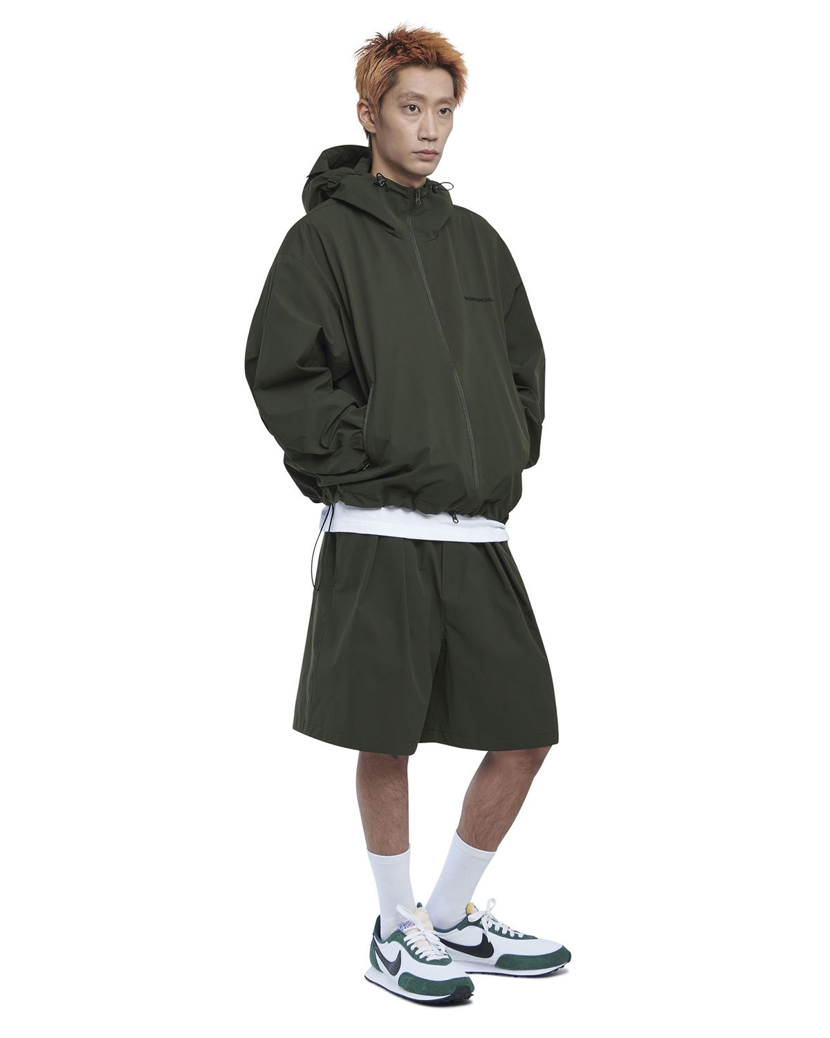 노매뉴얼(NOMANUAL) PENON WIND SHELL - KHAKI