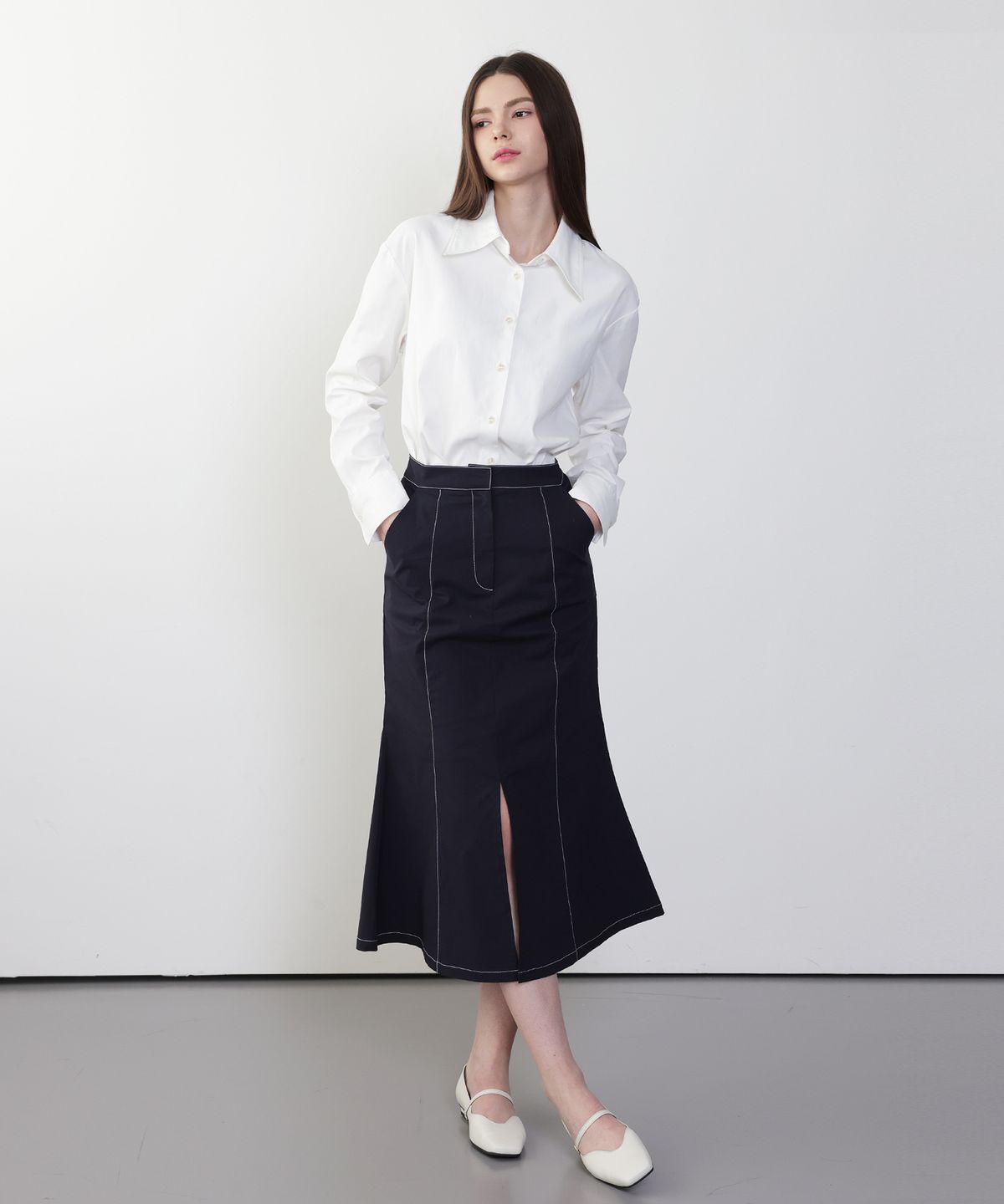 러브참(LOVECHARM) [도리스 스티치 머메이드 스커트]Doris Stitch mermaid Skirt