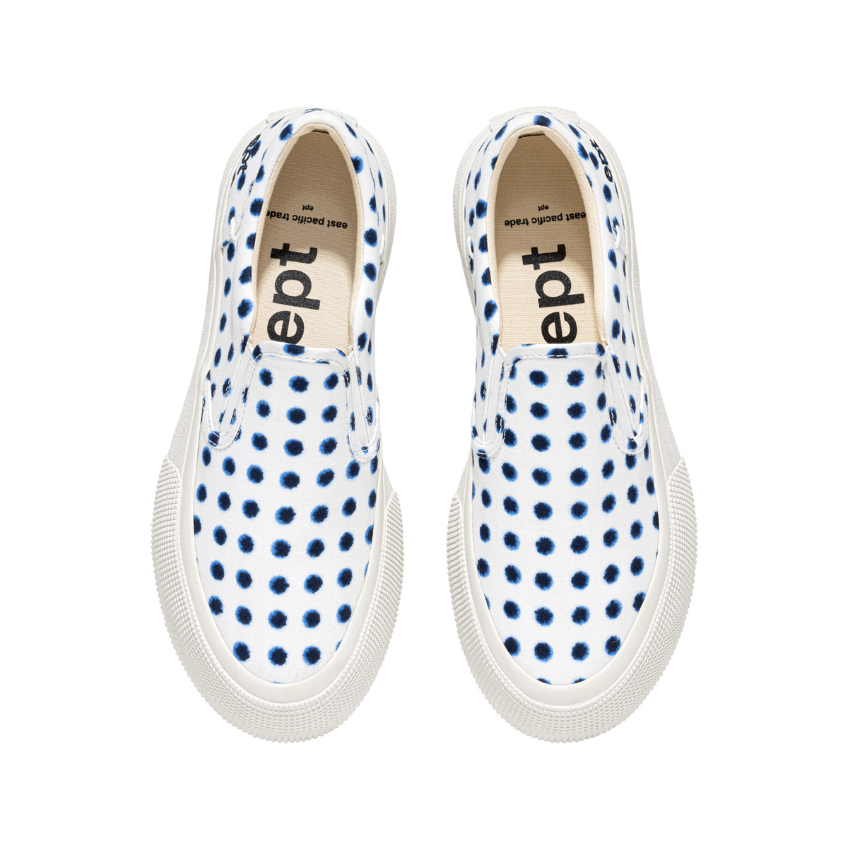 이피티(EPT) SLIPON (WHITE BLUE DOTS)