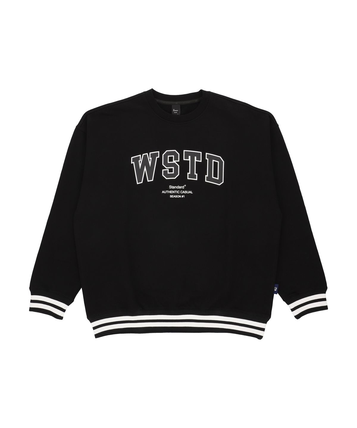 더블유스탠다드(W STANDARD) 컬러팁 스웻셔츠 [2 COLOR]