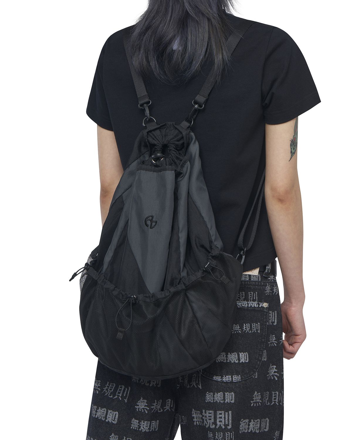 노매뉴얼(NOMANUAL) C.B STRING BAG - CHARCOAL