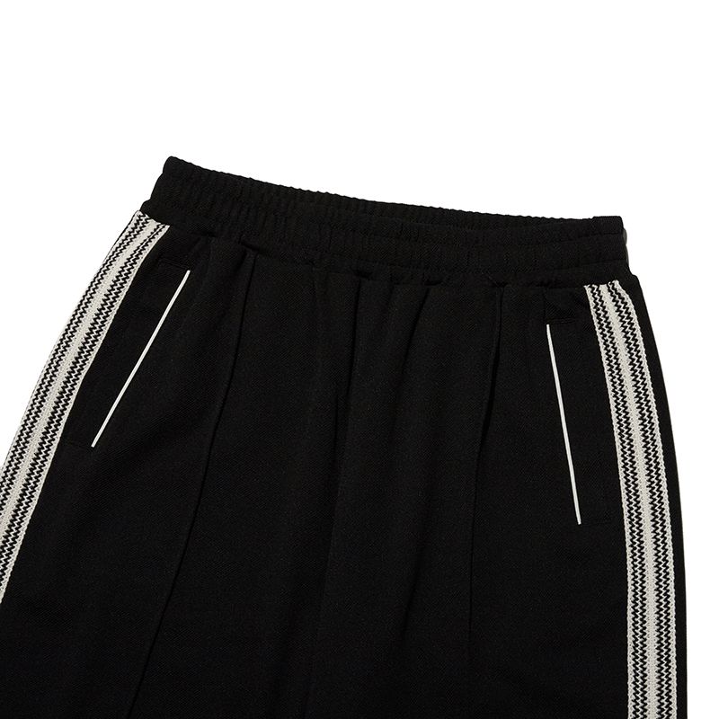 [ KIRSH ]★CHERRY LACE POINT STRAIGHT TRACK PANTS CHERRY LACE POINT STRAIGHT TRACK PANTS [BLACK] - KIRSH | 60