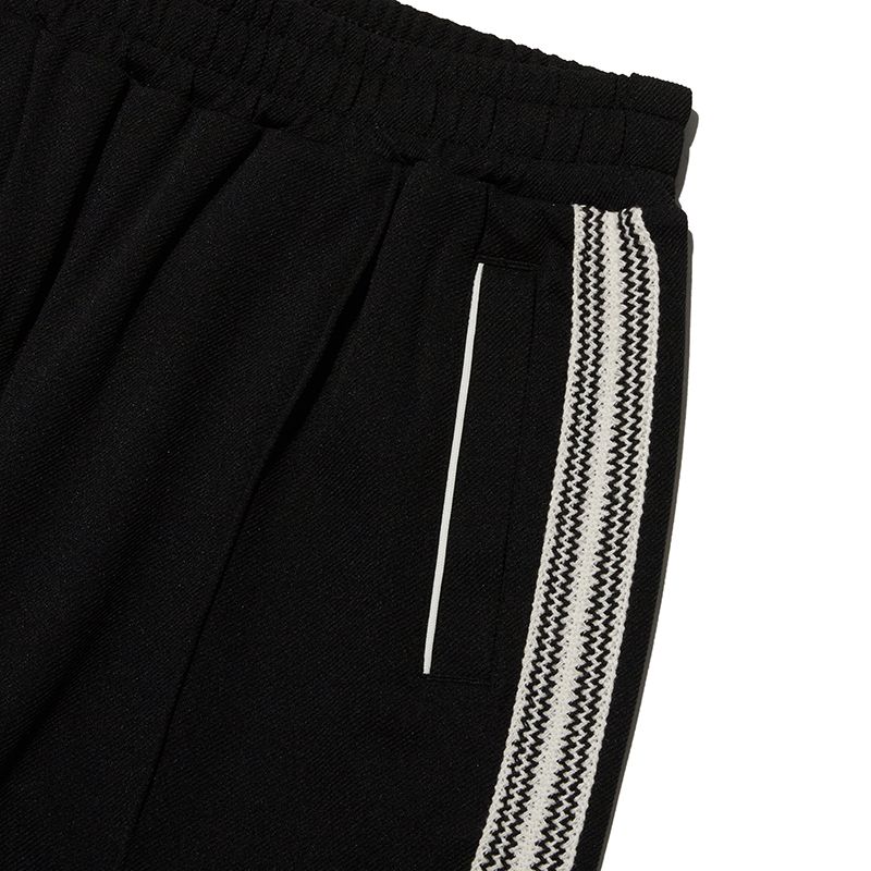 MUSINSA | KIRSH Cherry Lace Track Pants [Black]