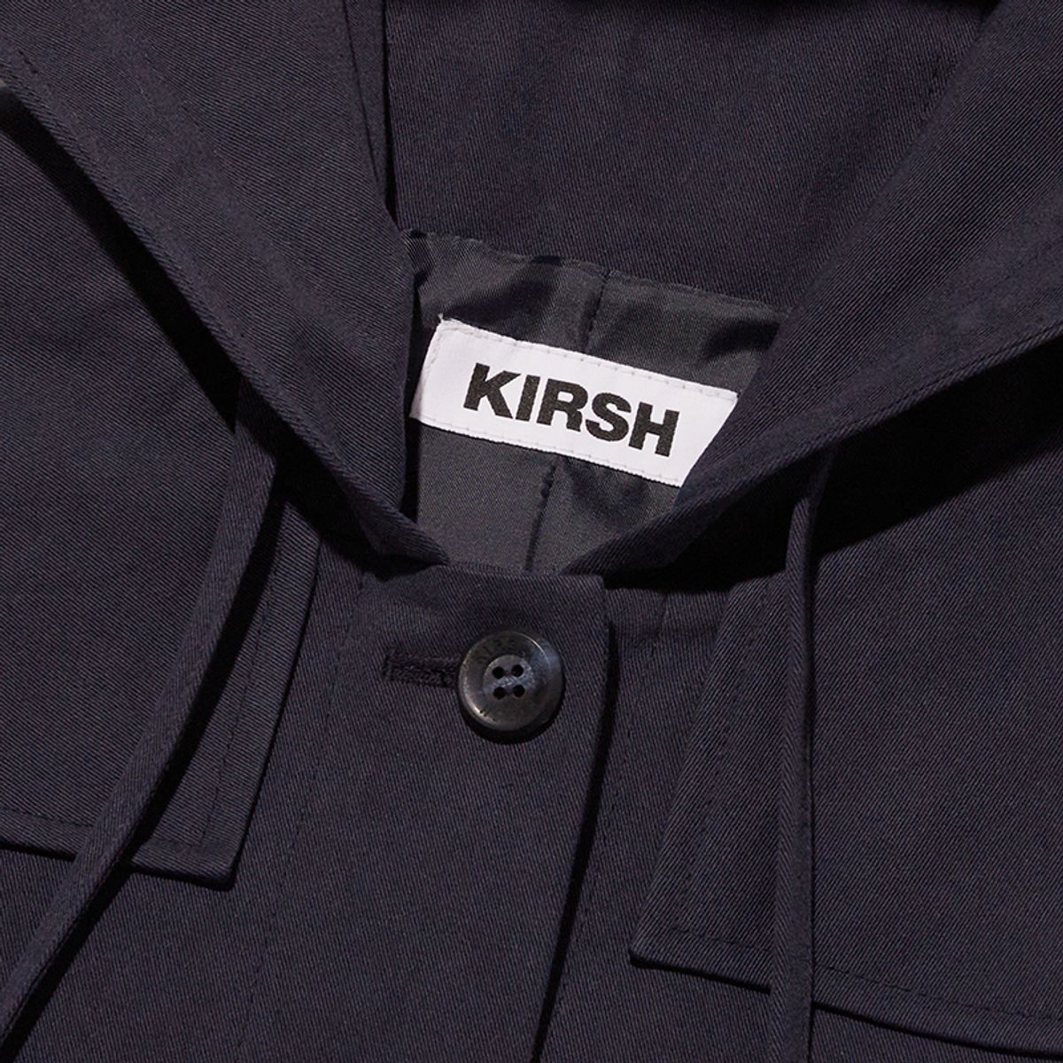 키르시(KIRSH) 체리 코튼 후드 자켓 [네이비]