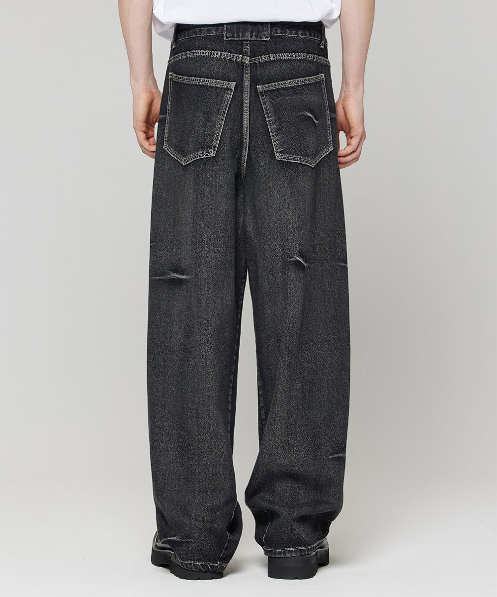 【MAISON MINED】23SS★ PINCH WIND DENIM PANTS MUSINSA | MAISON MINED PINCH WIND DENIM PANTS BLACK