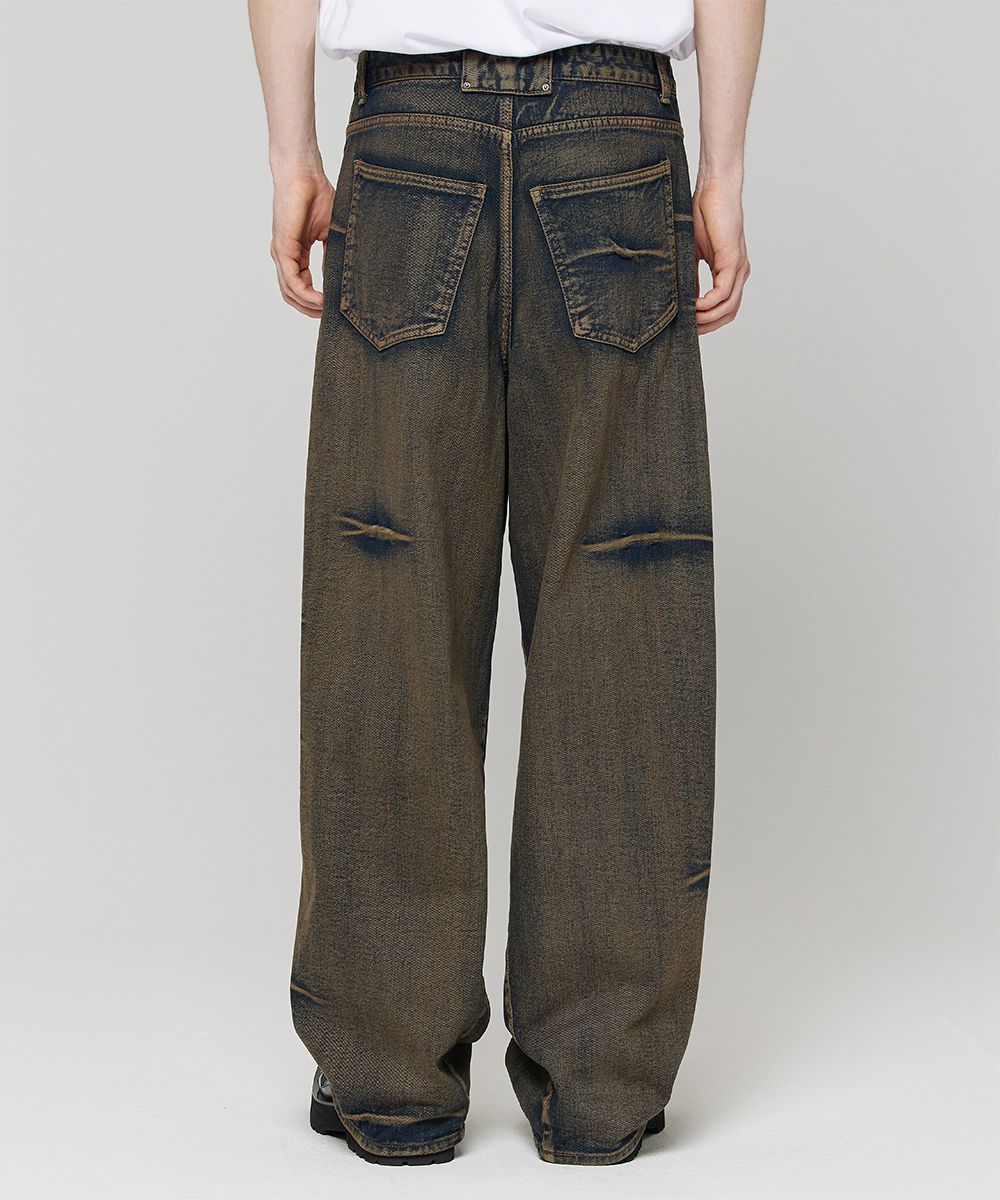 【MAISON MINED】SWELL WIDE DENIM PANTS MUSINSA | MAISON MINED PINCH WIND DENIM PANTS BLACK