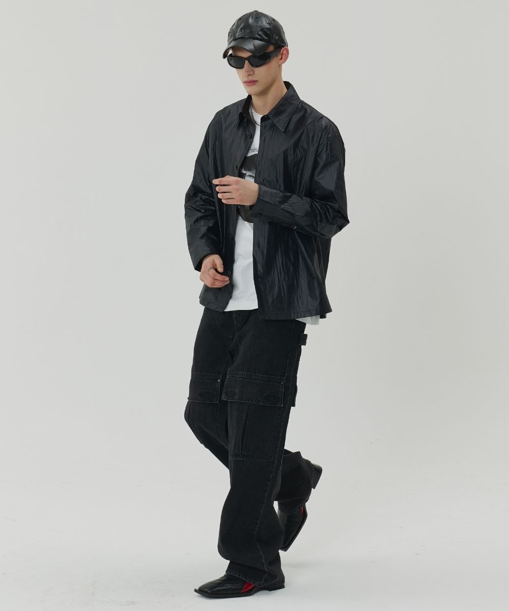 MUSINSA | MAISON MINED CARPENTER DENIM PANTS BLACK