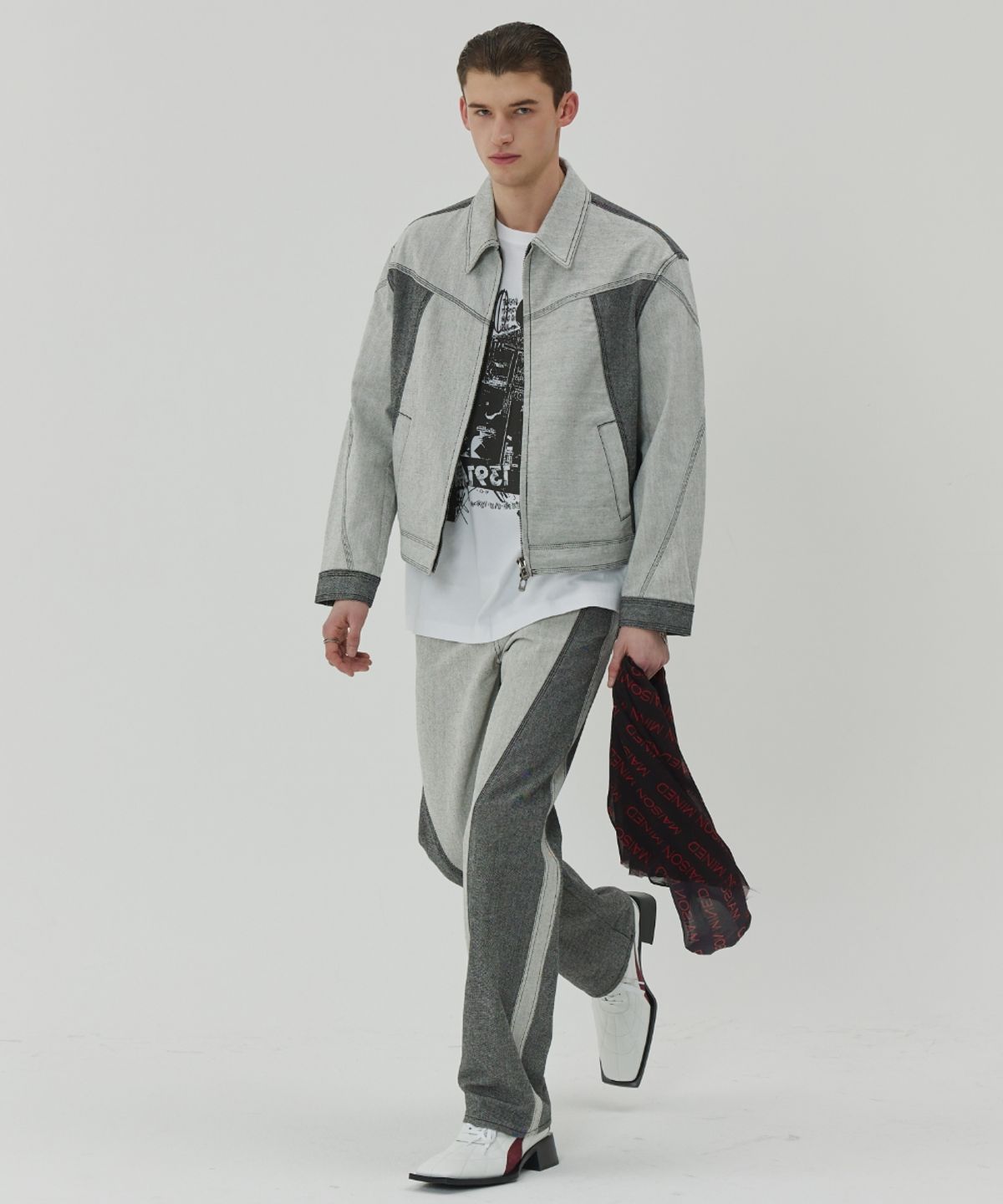 메종미네드(MAISON MINED) CHESS RACER DENIM JACKET