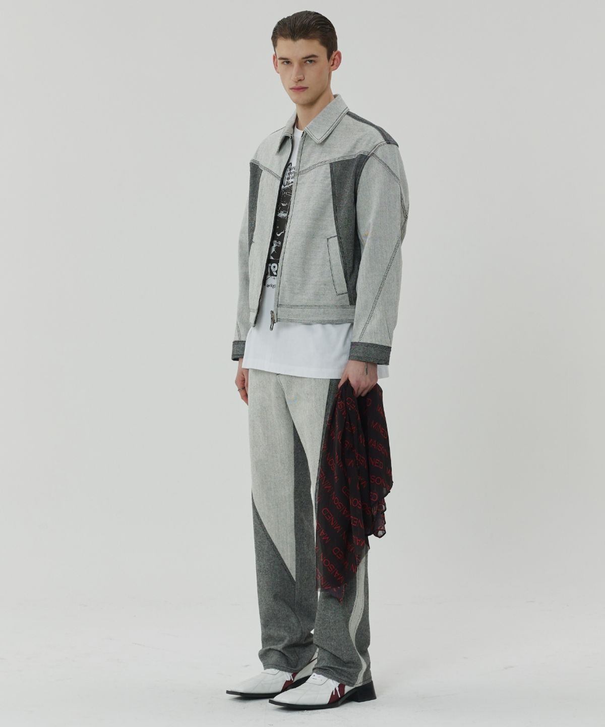 메종미네드(MAISON MINED) CHESS RACER DENIM JACKET