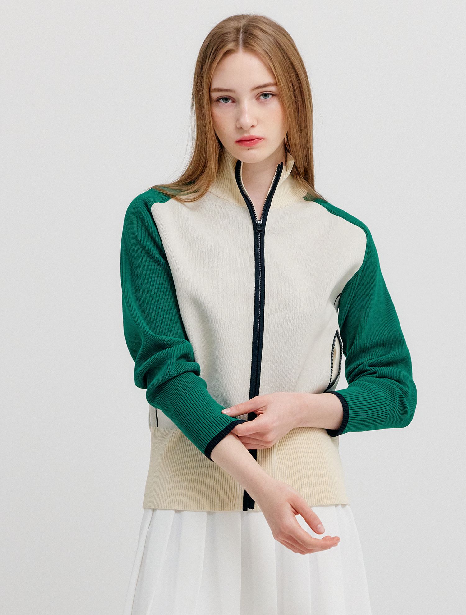 MUSINSA | GENERAL IDEA New York Studio zip-up cardigan