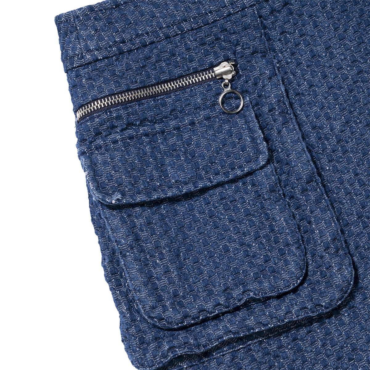 엑스트라오디너리(EXTRAORDINARY) EMBROID INDIGO SKIRT   INDIGO