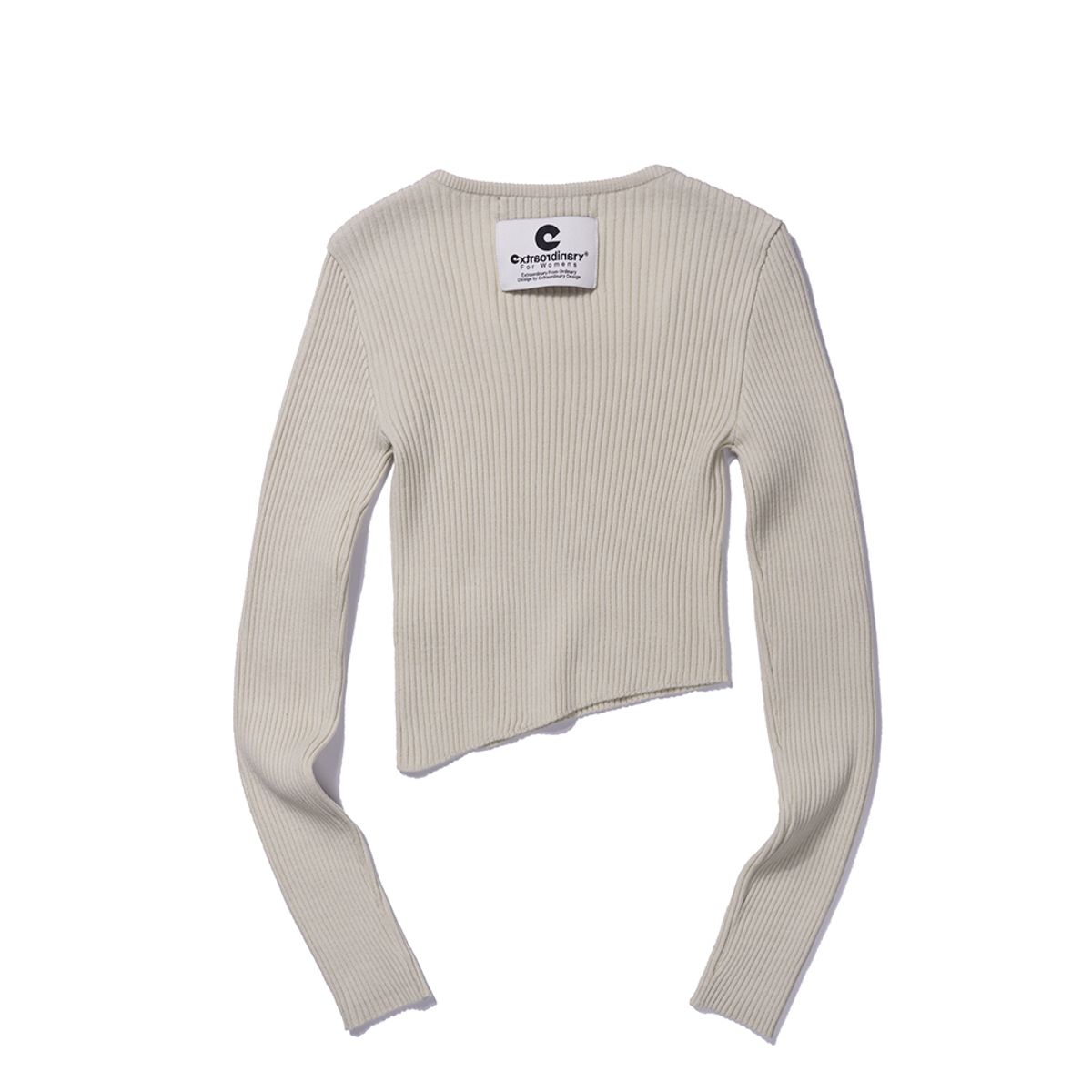 엑스트라오디너리(EXTRAORDINARY) SQUARE NECK SWEATER L/BEIGE