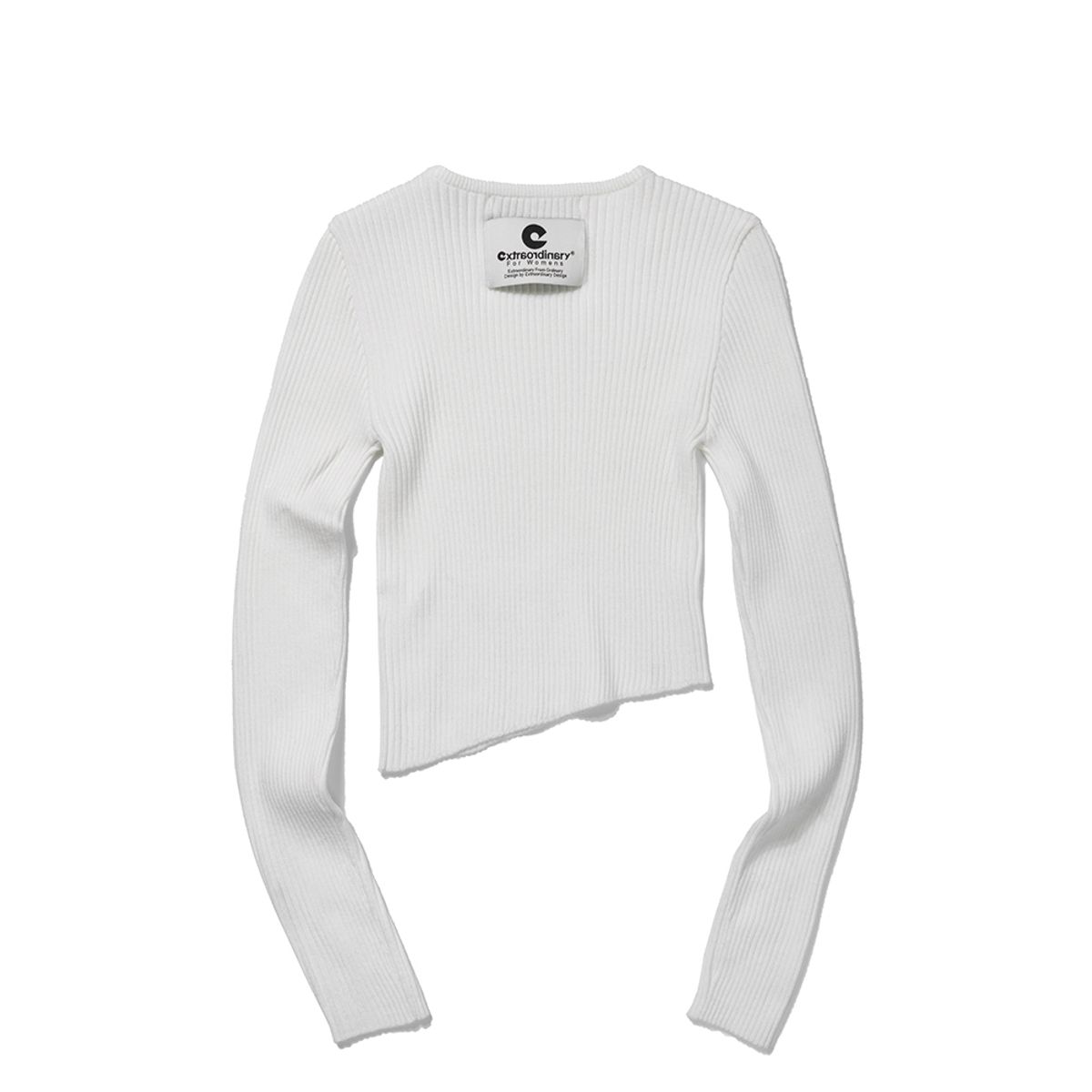 엑스트라오디너리(EXTRAORDINARY) SQUARE NECK SWEATER IVORY