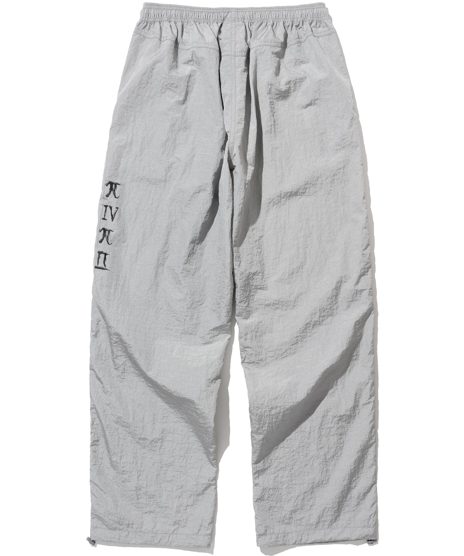 デニム・ジーパン NOT4NERD Brush NFND Logo Nylon Pants Light Grey PT070LG MUSINSA | NOT4NERD Brush NFND Logo Nylon Pants - Light Gray