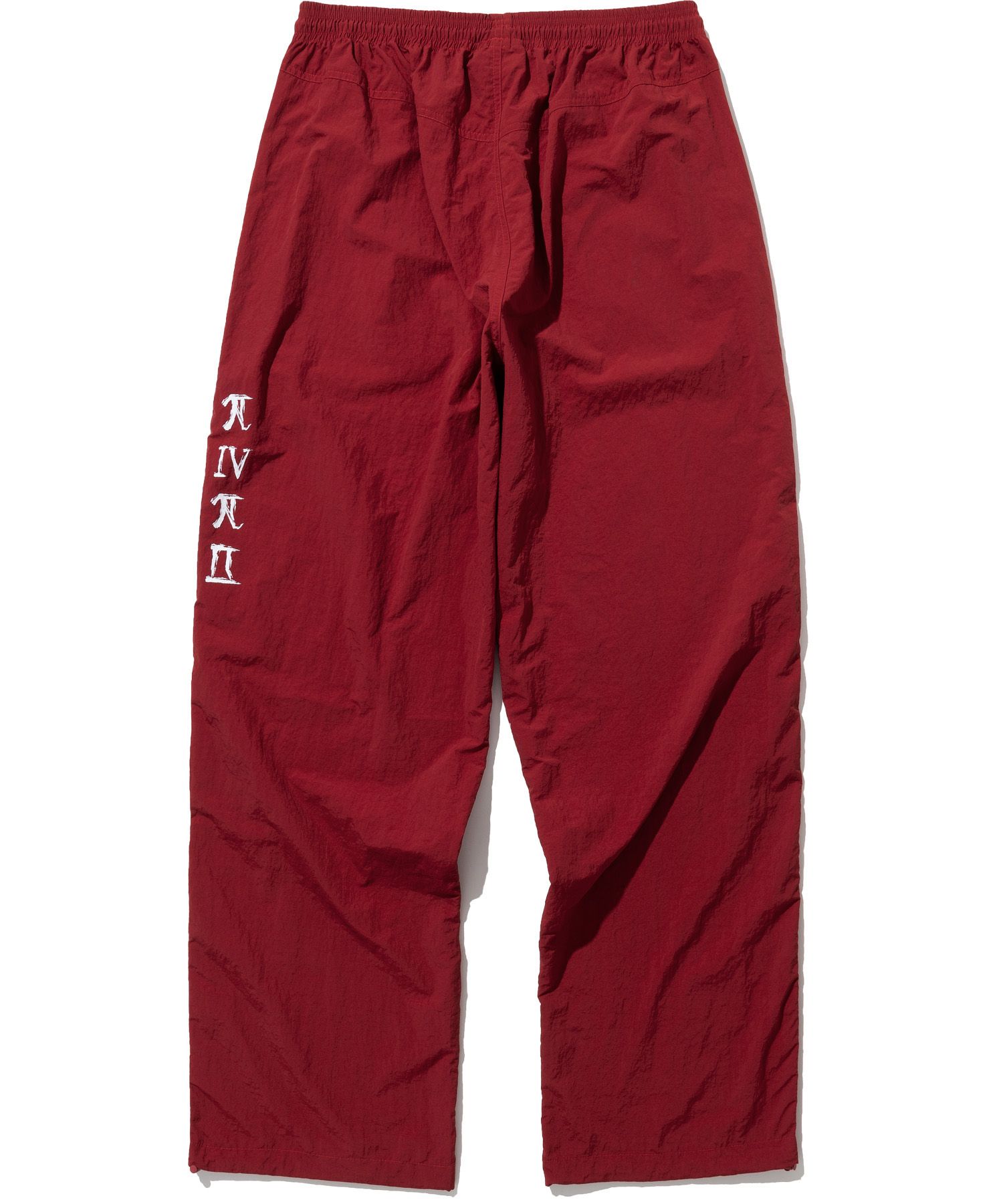 MUSINSA公式 | NOT4NERD Brush NFND Logo Nylon Pants - Red