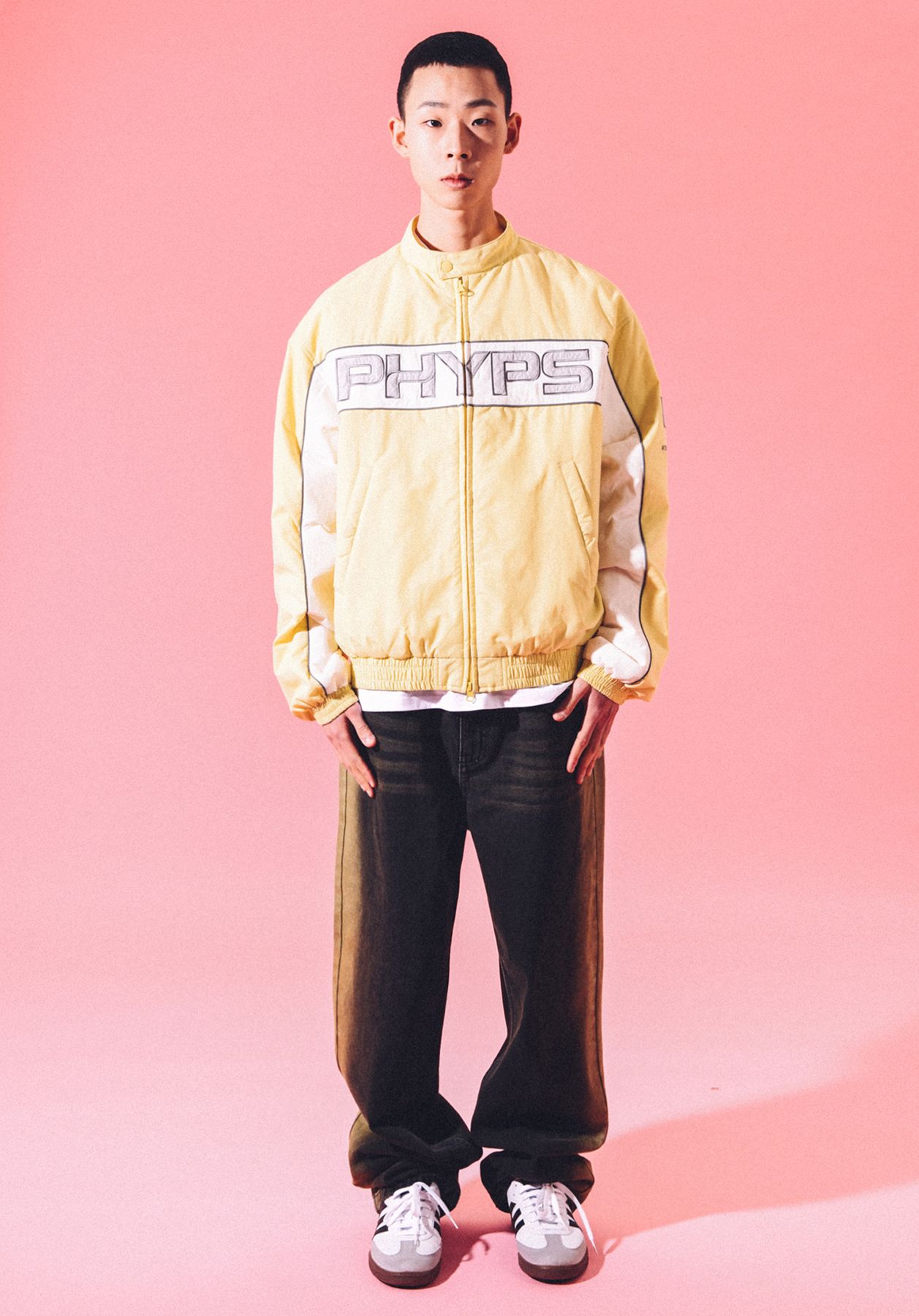 MUSINSA公式 | PHYPS Challenger Racer Jacket Lime