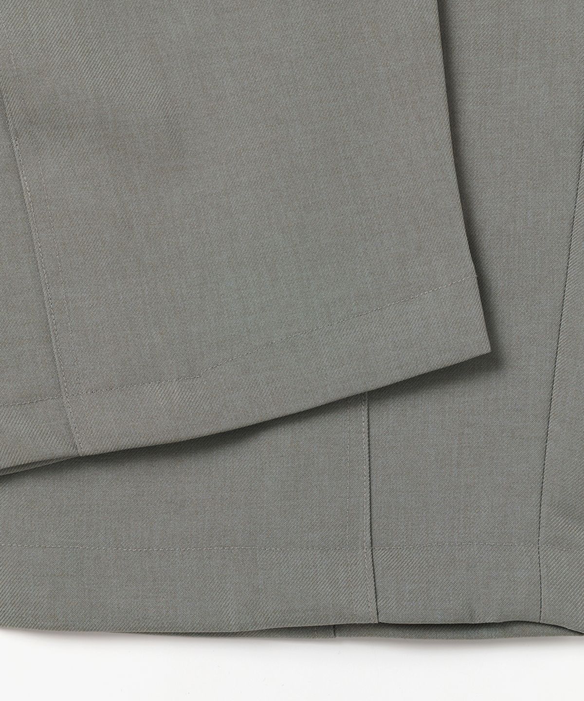 르마드(LEMARD) 세미 벌룬 투턱 팬츠 - 카키 그레이