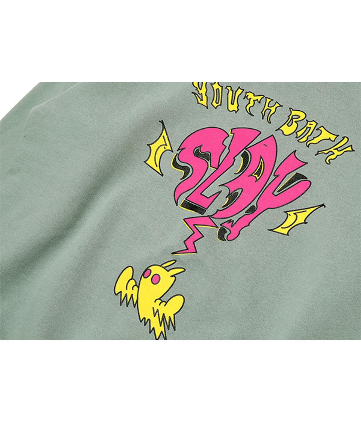 유쓰배쓰(YOUTHBATH) SLAY SWEAT SHIRT_KHAKI