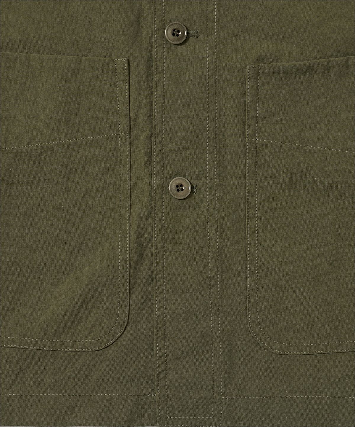 포터리(POTTERY) Work Jacket Nylon Taslan Oxford Cloth Resilient Finish (Olive)