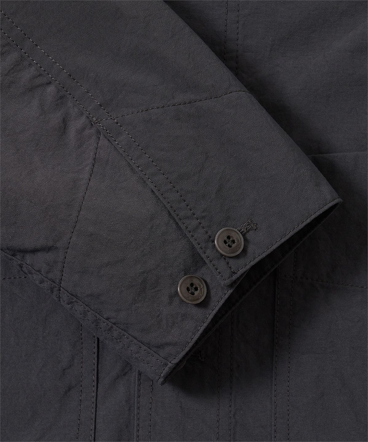 포터리(POTTERY) Work Jacket Nylon Taslan Oxford Cloth Resilient Finish (Charcoal)