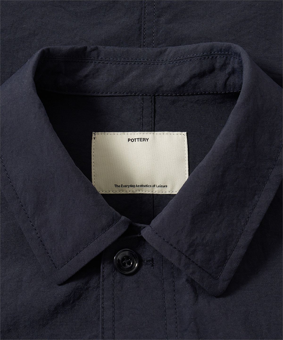 포터리(POTTERY) Work Jacket Nylon Taslan Oxford Cloth Resilient Finish (Navy)
