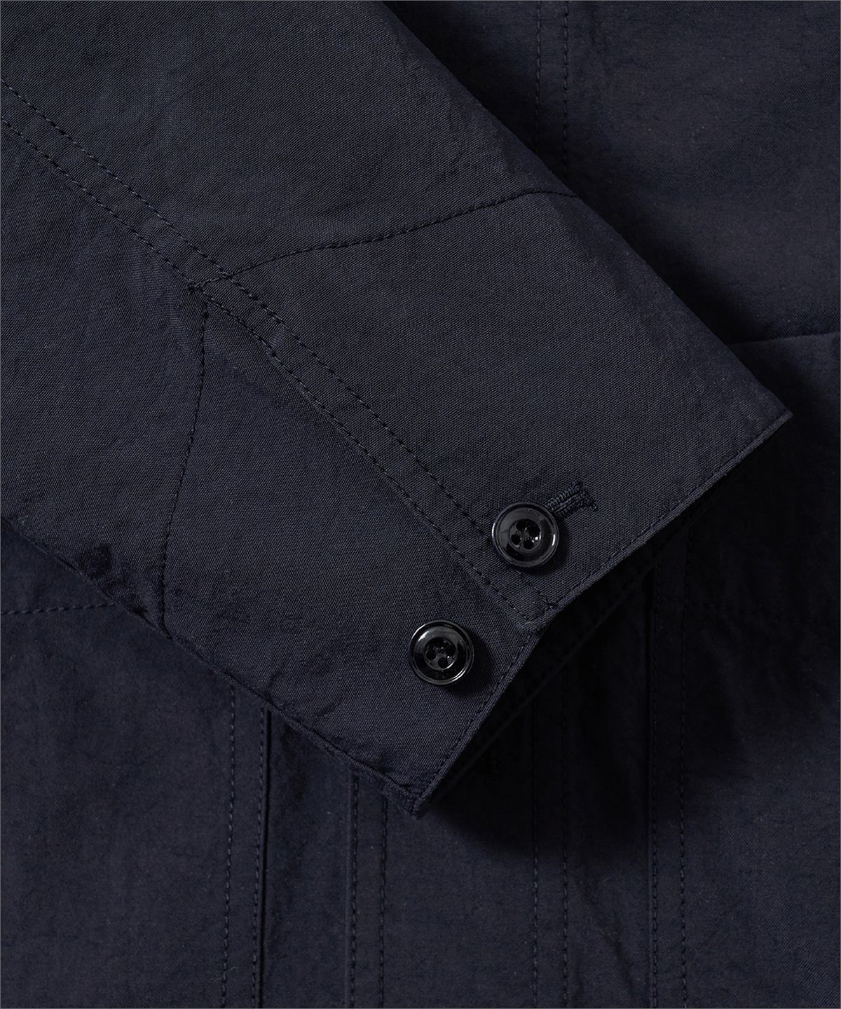 포터리(POTTERY) Work Jacket Nylon Taslan Oxford Cloth Resilient Finish (Navy)