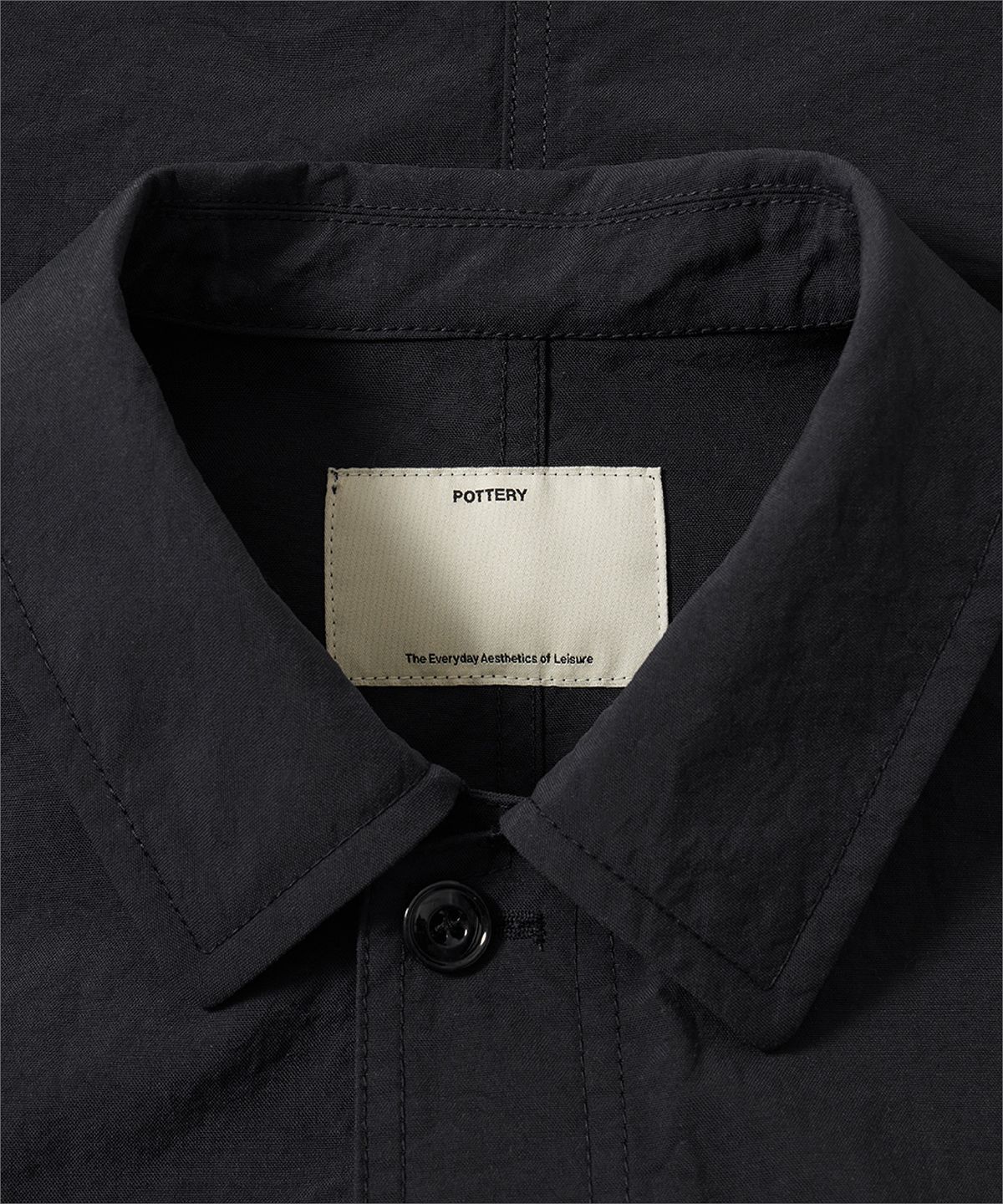 포터리(POTTERY) Work Jacket Nylon Taslan Oxford Cloth Resilient Finish (Black)