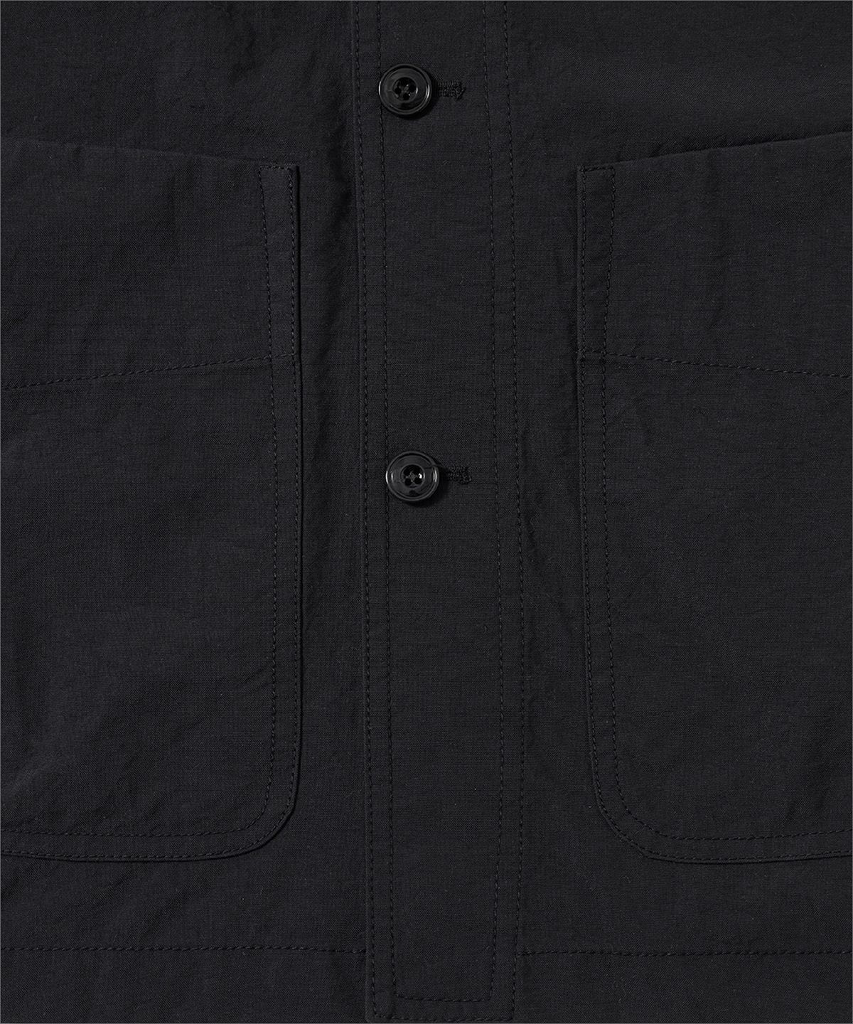 포터리(POTTERY) Work Jacket Nylon Taslan Oxford Cloth Resilient Finish (Black)
