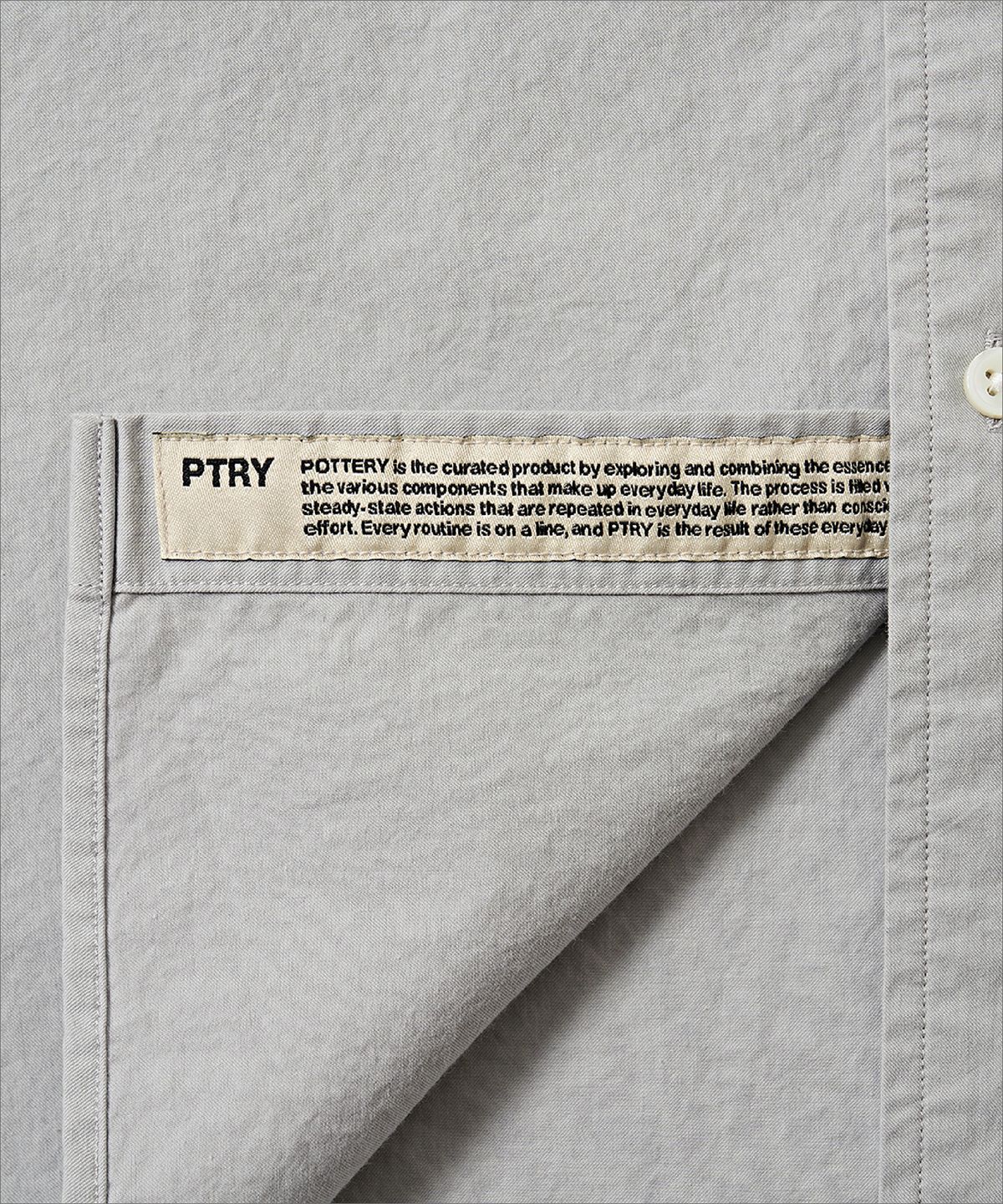 포터리(POTTERY) Comfort Shirt  01 (Silver (Bold))