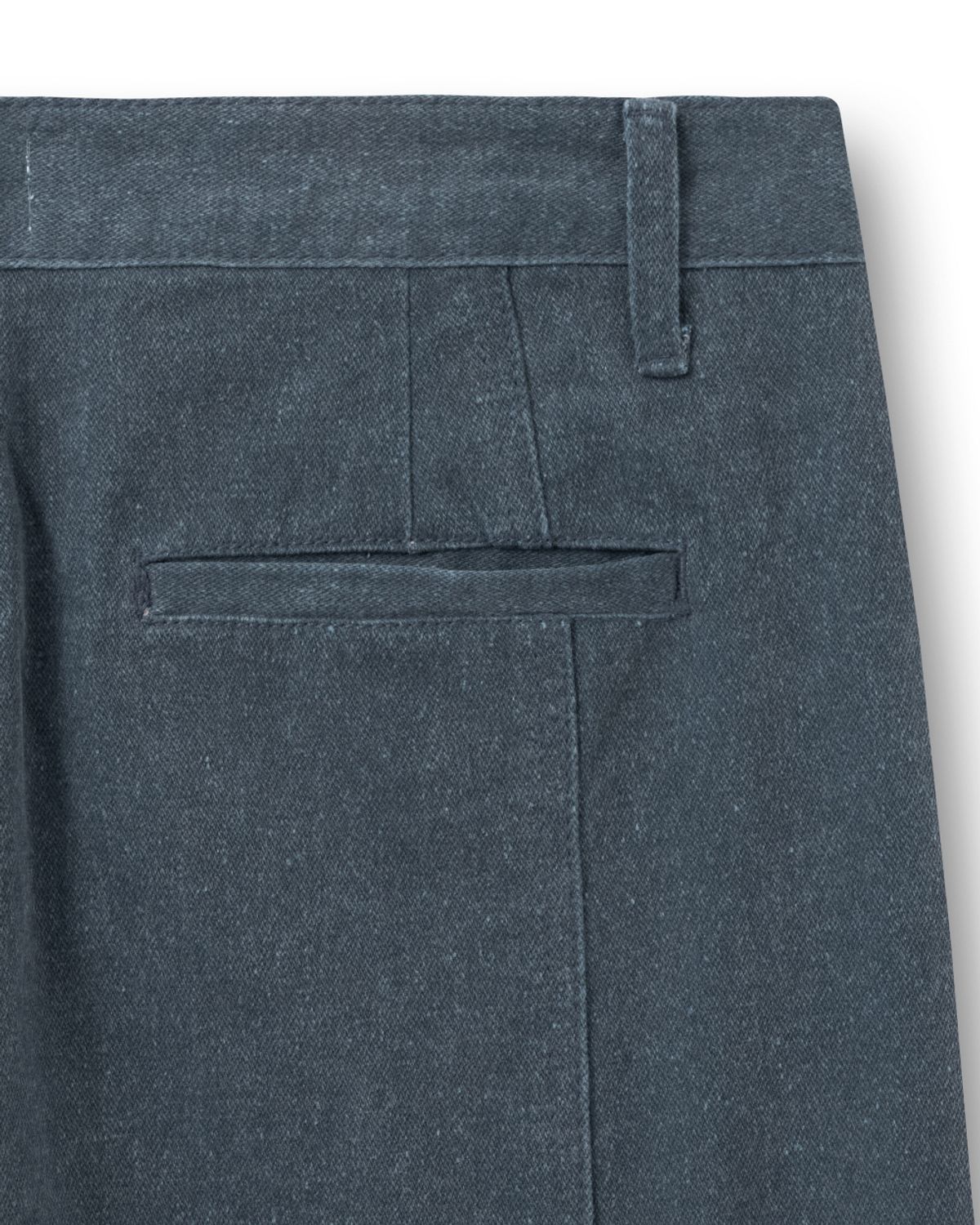 비슬로우(BESLOW) TWIST SEAM WASHED COTTON PANTS NAVY