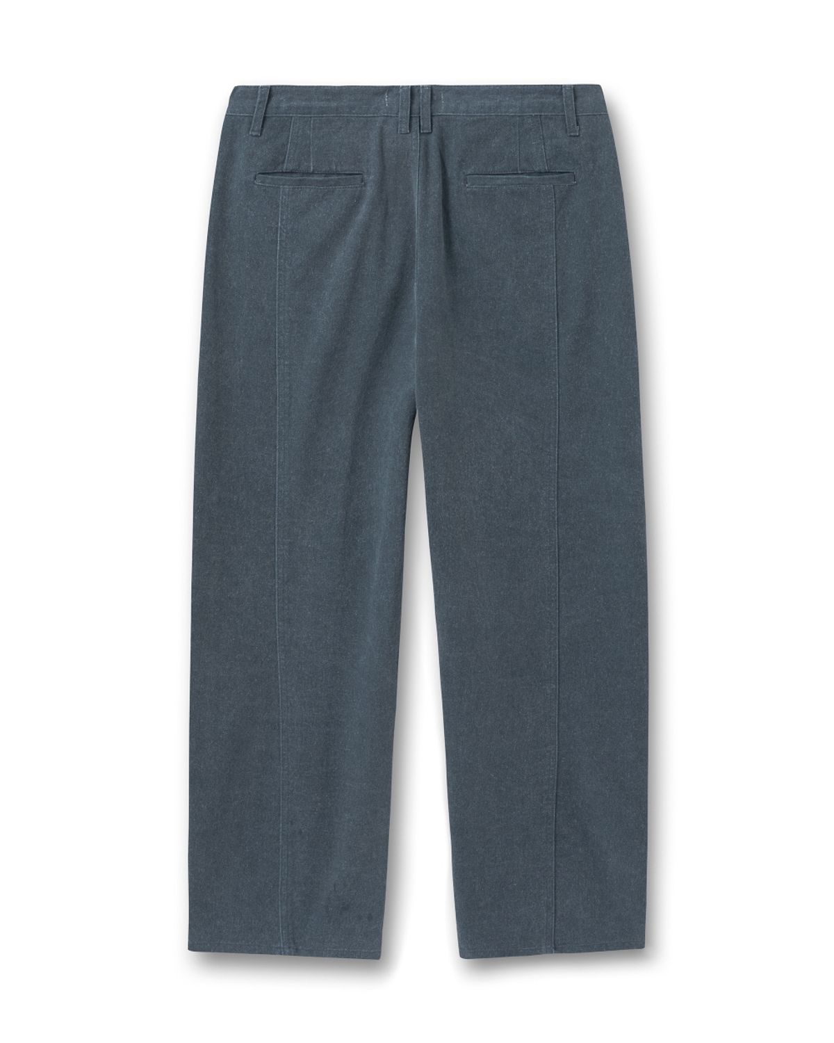 비슬로우(BESLOW) TWIST SEAM WASHED COTTON PANTS NAVY
