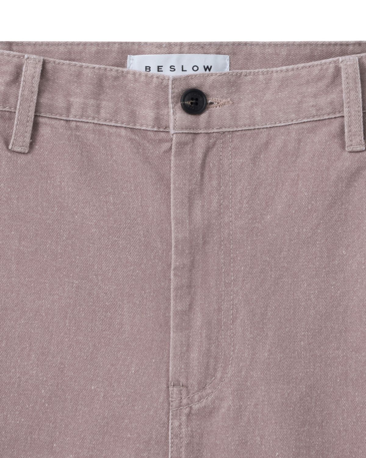 비슬로우(BESLOW) TWIST SEAM WASHED COTTON PANTS INDI PINK