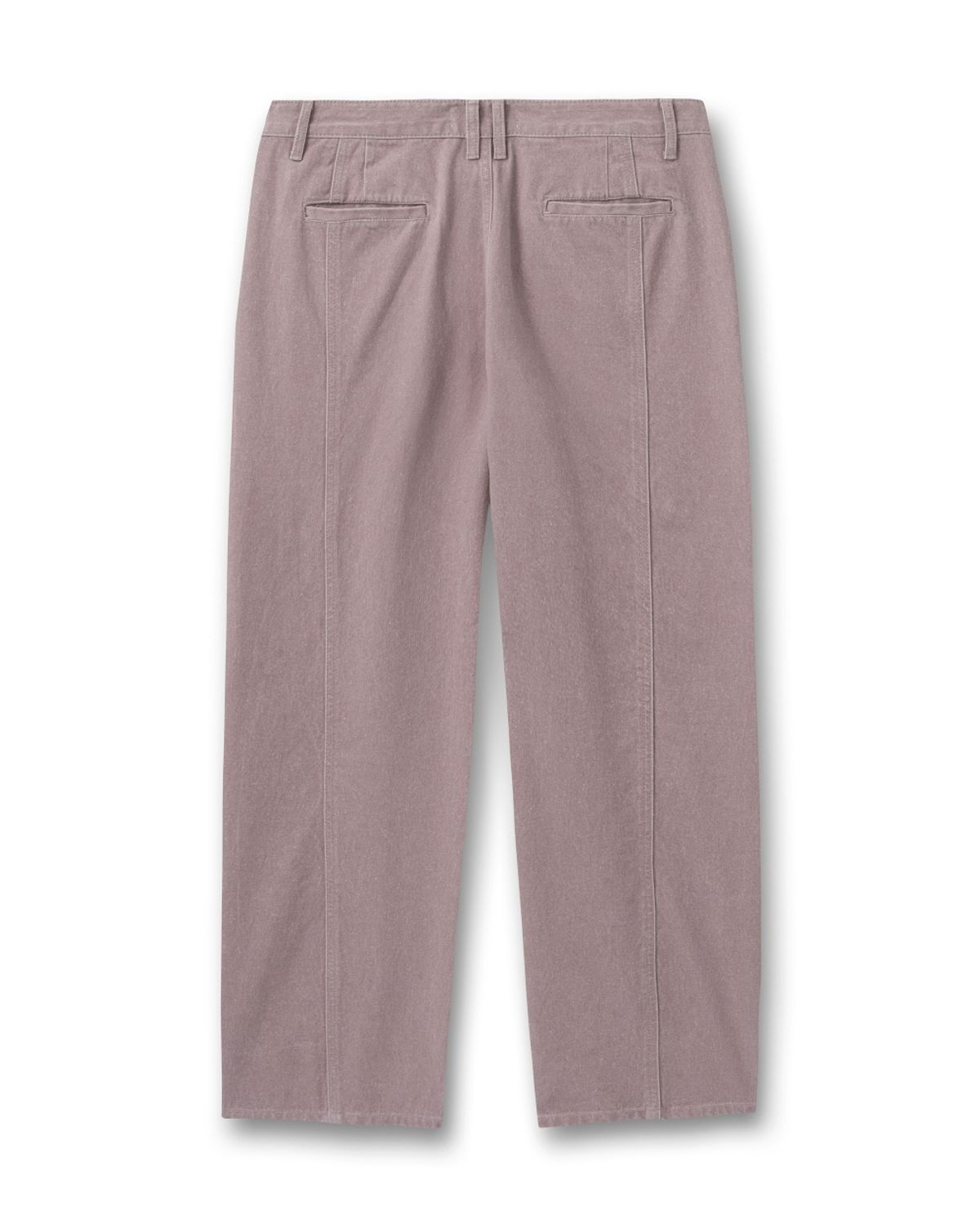 비슬로우(BESLOW) TWIST SEAM WASHED COTTON PANTS INDI PINK