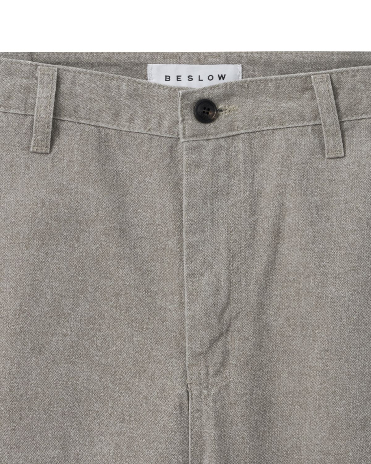 비슬로우(BESLOW) TWIST SEAM WASHED COTTON PANTS BEIGE