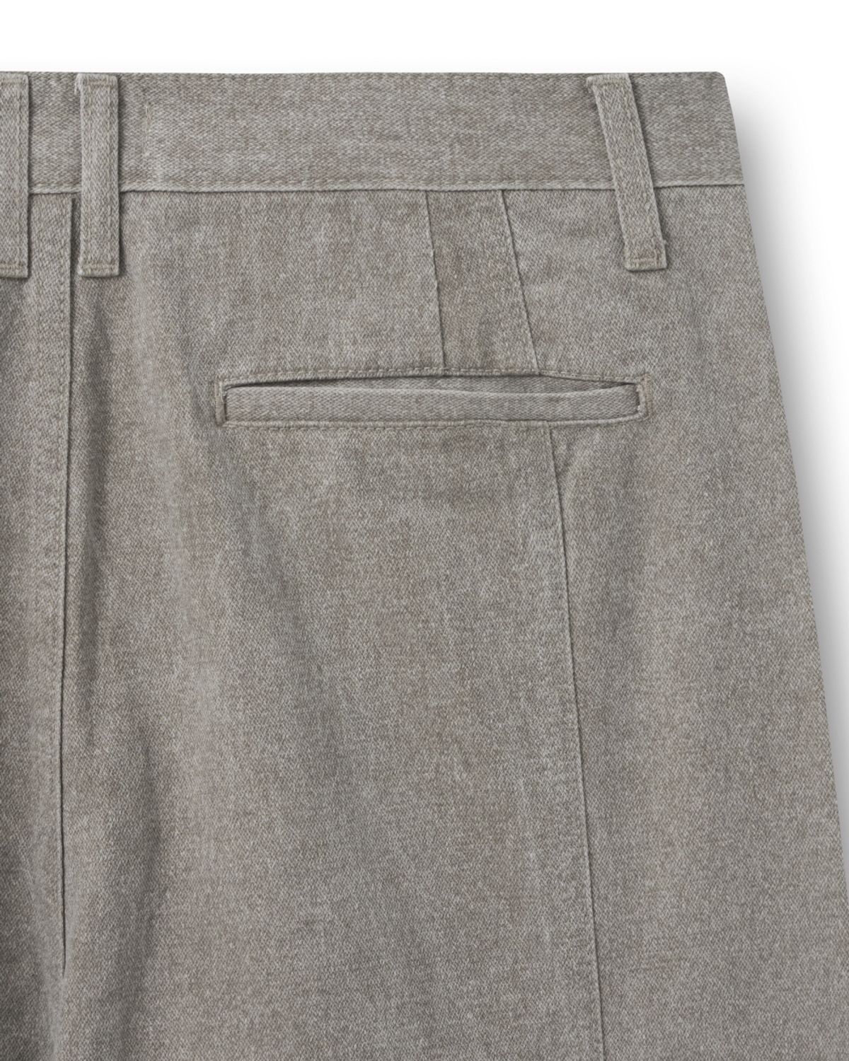 비슬로우(BESLOW) TWIST SEAM WASHED COTTON PANTS BEIGE