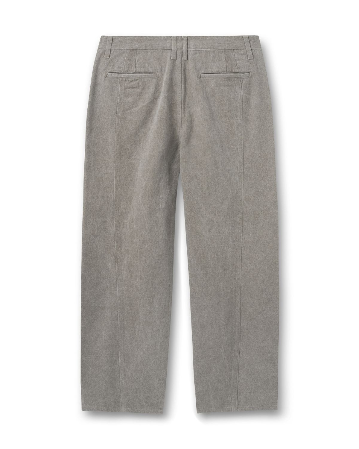비슬로우(BESLOW) TWIST SEAM WASHED COTTON PANTS BEIGE